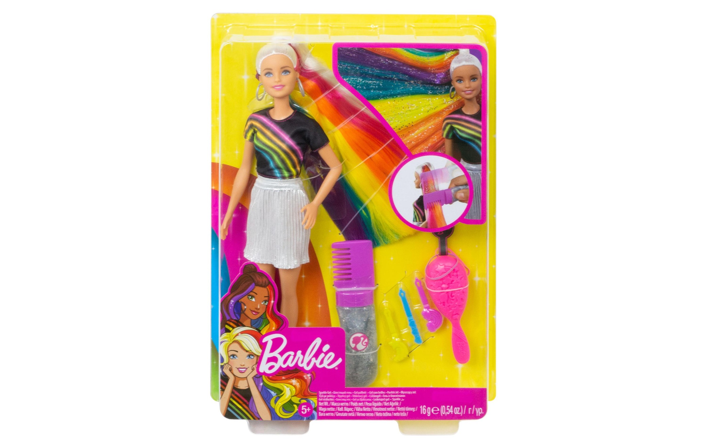 Barbie Spielfigur »Regenbogen-Glitzerhaar«
