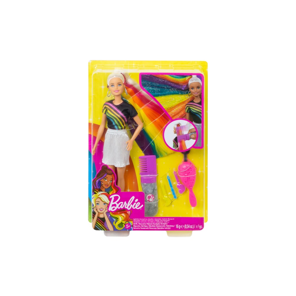Barbie Spielfigur »Regenbogen-Glitzerhaar«