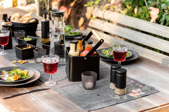 WENKO Organizer »Modell Baco«, robuster Tragekorb, ideal zur Aufbewahrung von Ketchup und Grillsaucen