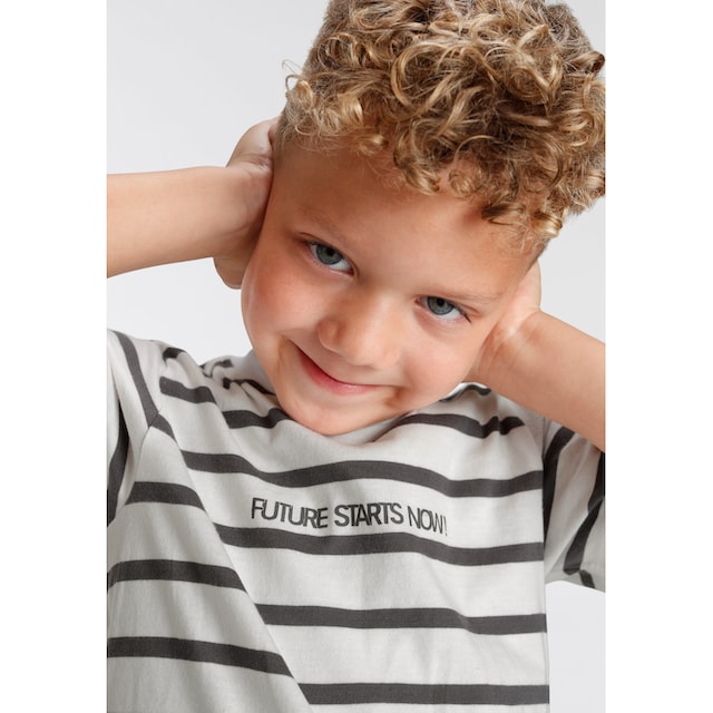 ✵ KIDSWORLD T-Shirt »TOMORROW IS TOO LATE«, (Packung, 2 tlg.),  Sprücheshirts online bestellen | Jelmoli-Versand