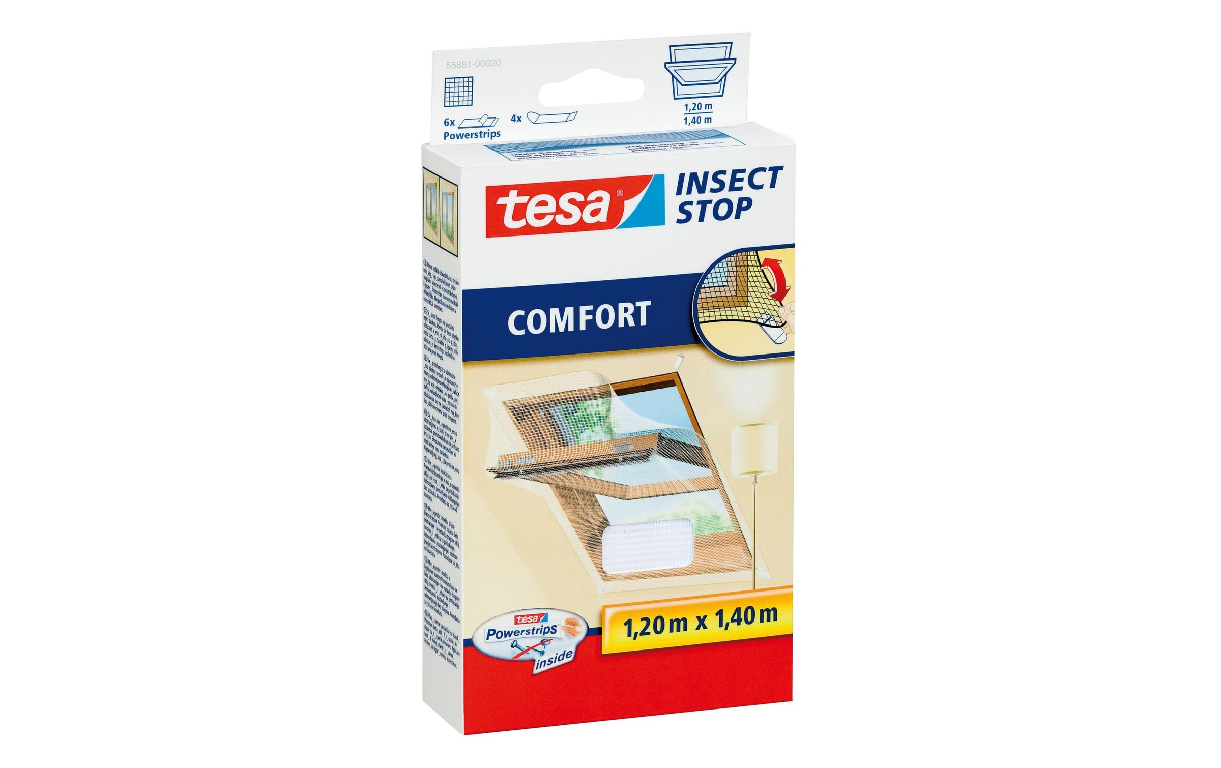 tesa Moskitonetz »Insect Stop Comfort Dachfenster«