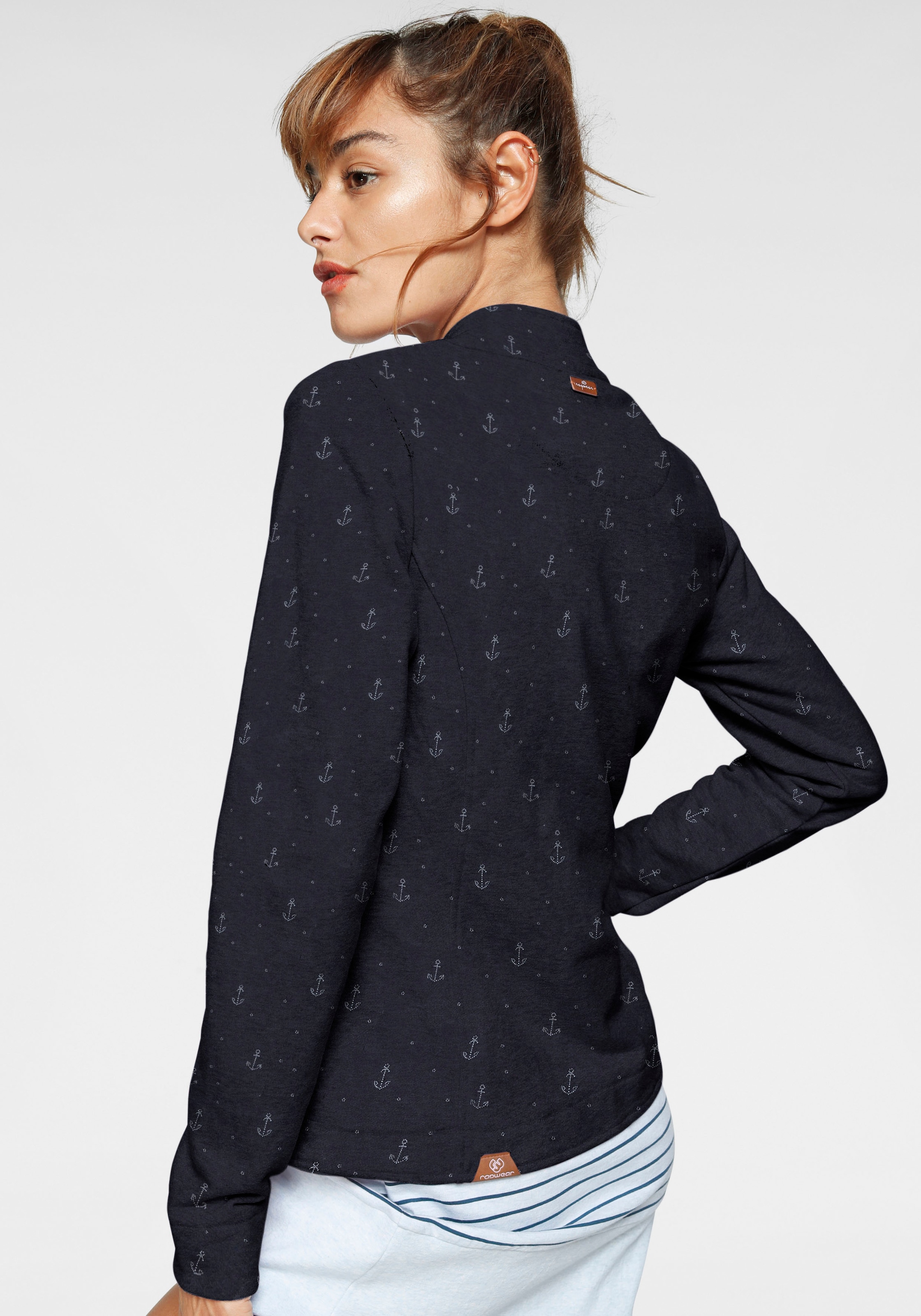 shoppen Sweatjacke Sweat-Blazer Jelmoli-Versand | O«, Kontrast-Details Ragwear mit maritimer »AVALINA online
