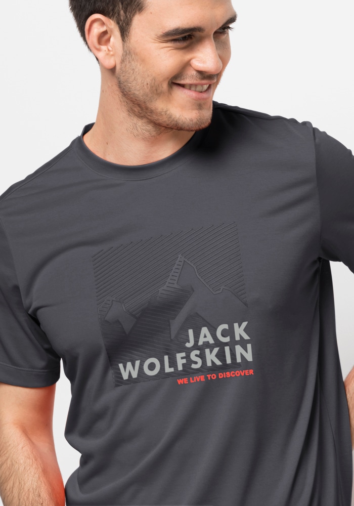 Jack Wolfskin Funktionsshirt »HIKING S/S GRAPHIC T M«