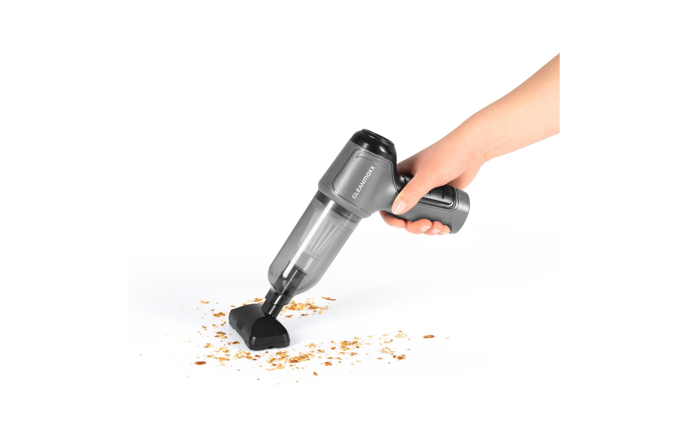 CLEANmaxx Akku-Hand-und Stielstaubsauger »Grau«