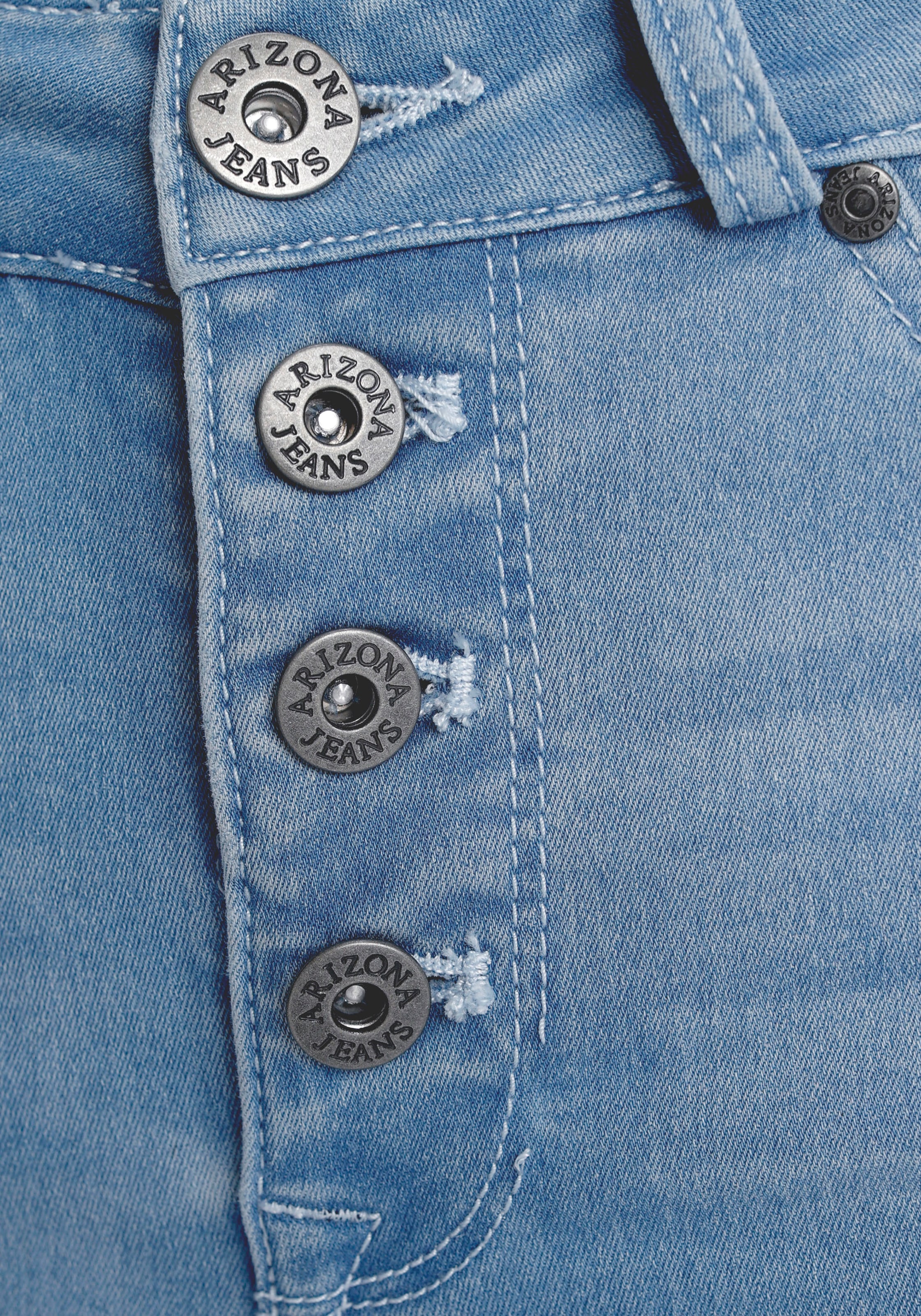 Arizona Bootcut-Jeans »Ultra Stretch«, High Waist mit durchgehender  Knopfleiste online shoppen bei Jelmoli-Versand Schweiz | Stretchjeans