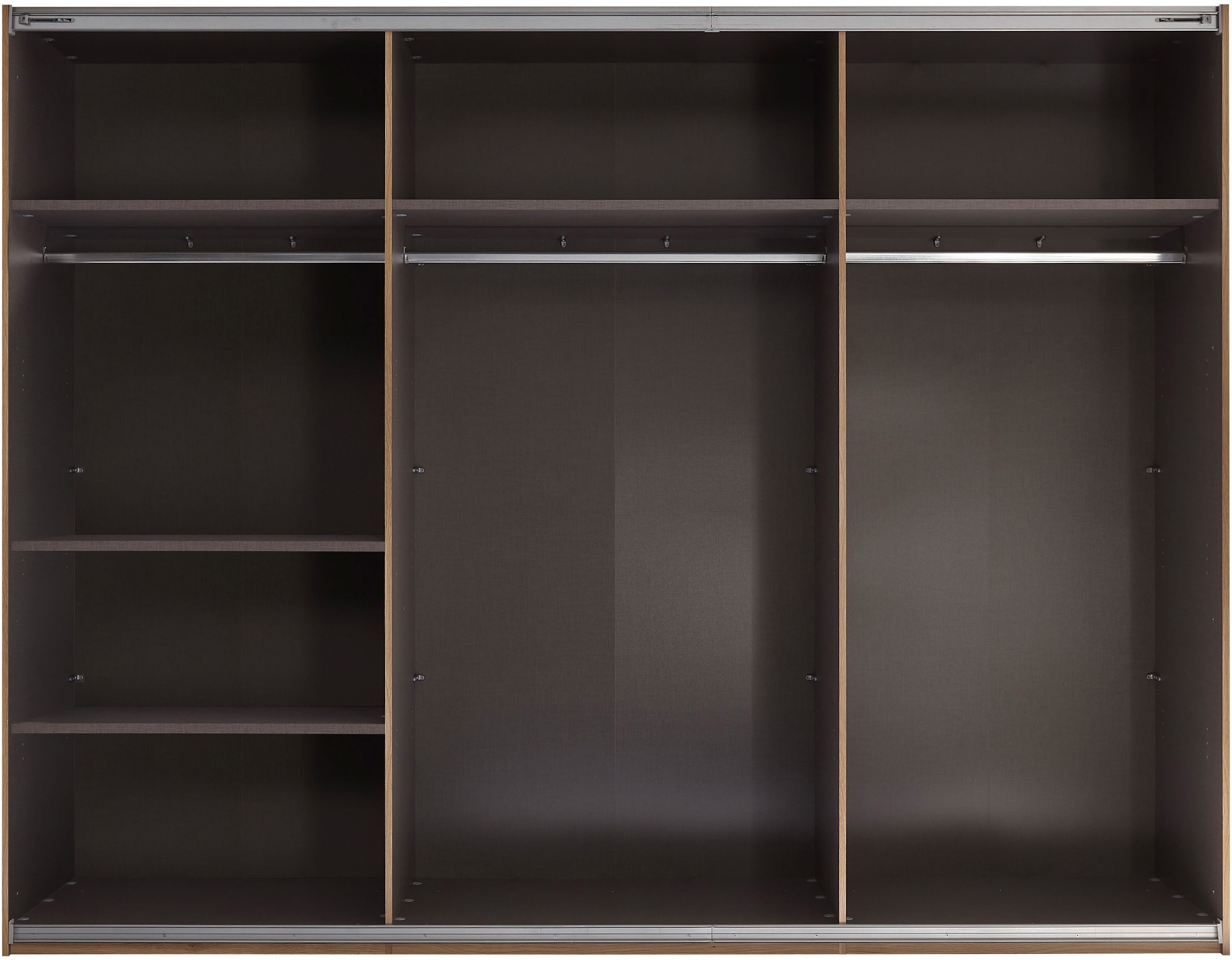 Schlafkontor Schwebetürenschrank »Bravo Kleiderschrank, Schiebetürenschrank«, mit Spiegeltür, wahlweise mit Zubehör