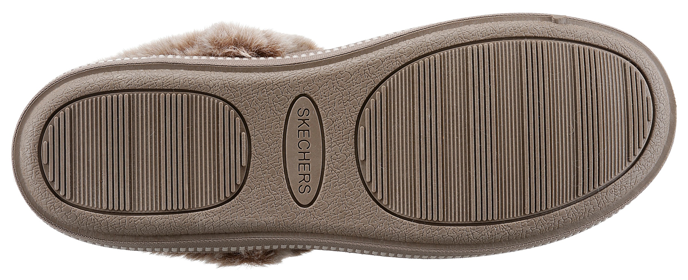 Skechers Pantoffel »COZY CAMPFIRE FRESH TOAST«, mit Fellimitat-Kragen