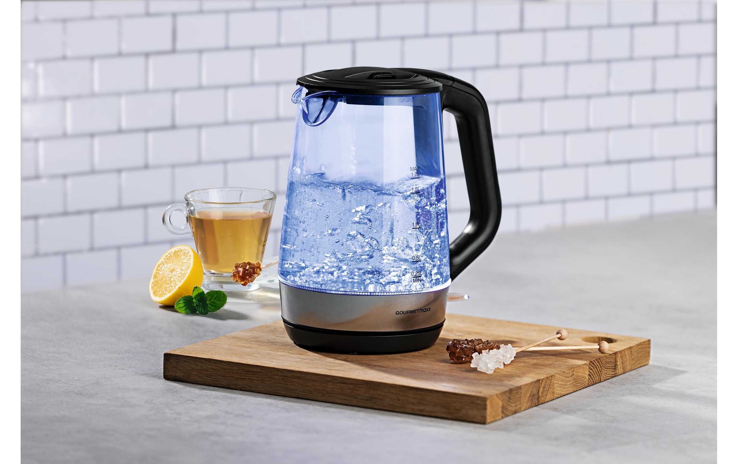 GOURMETmaxx Wasserkocher »Wasserkocher 1.7 l«, 1,7 l, 2200 W