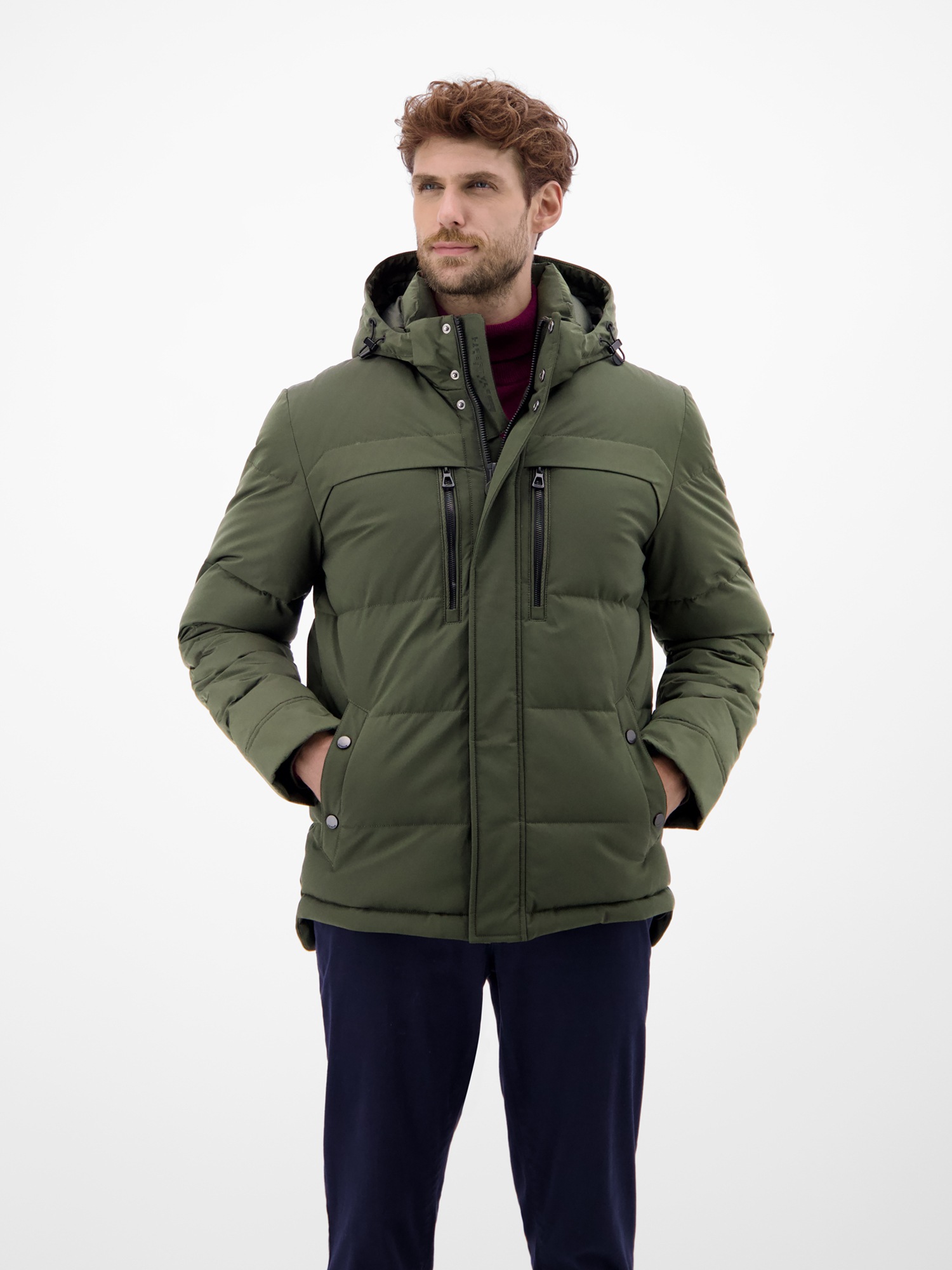 LERROS Winterjacke "Funktionale Winterjacke für Herren" mit Kapuze