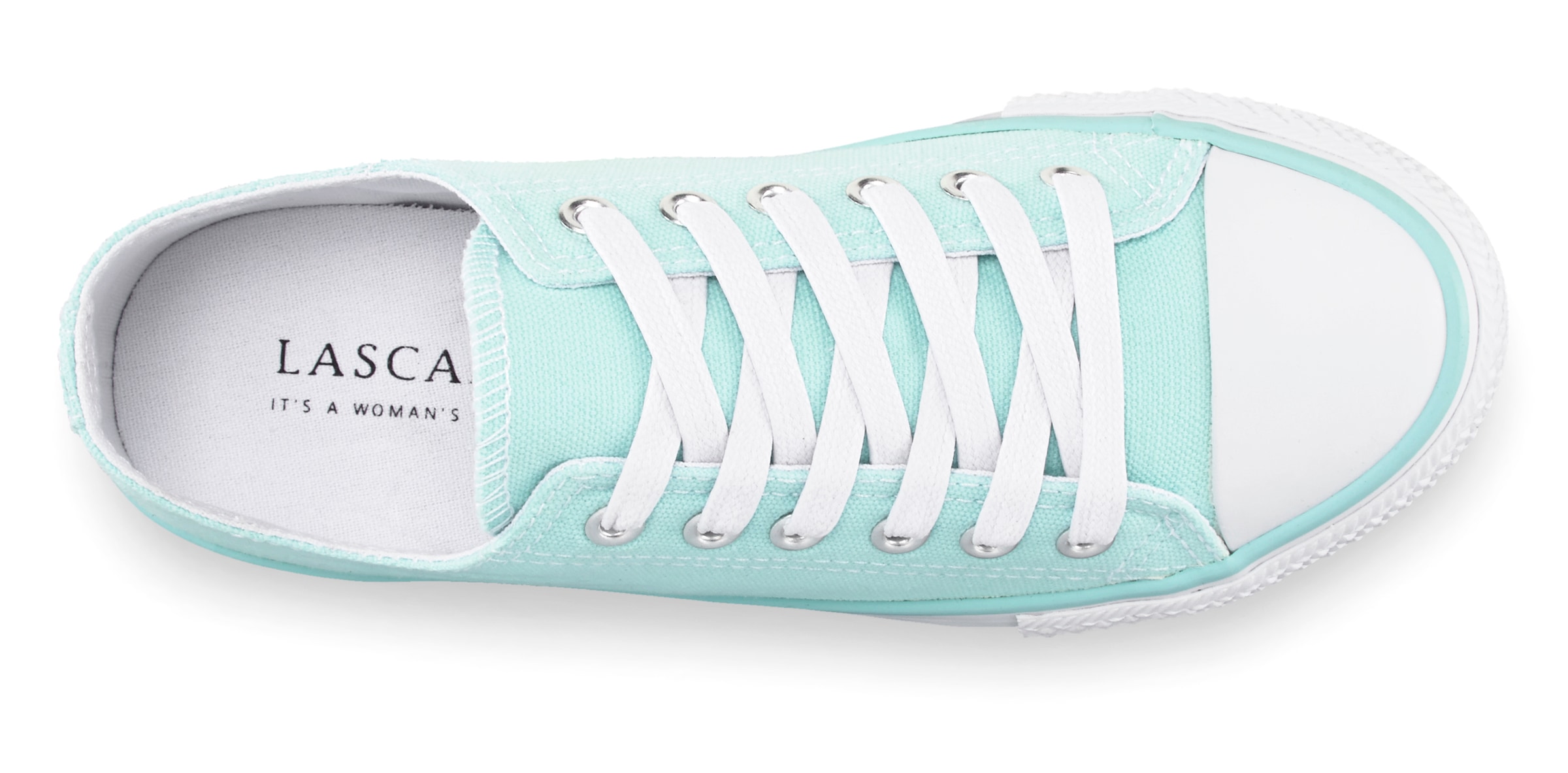 LASCANA Sneaker, Schnürhalbschuh, Freizeitschuh aus Textil