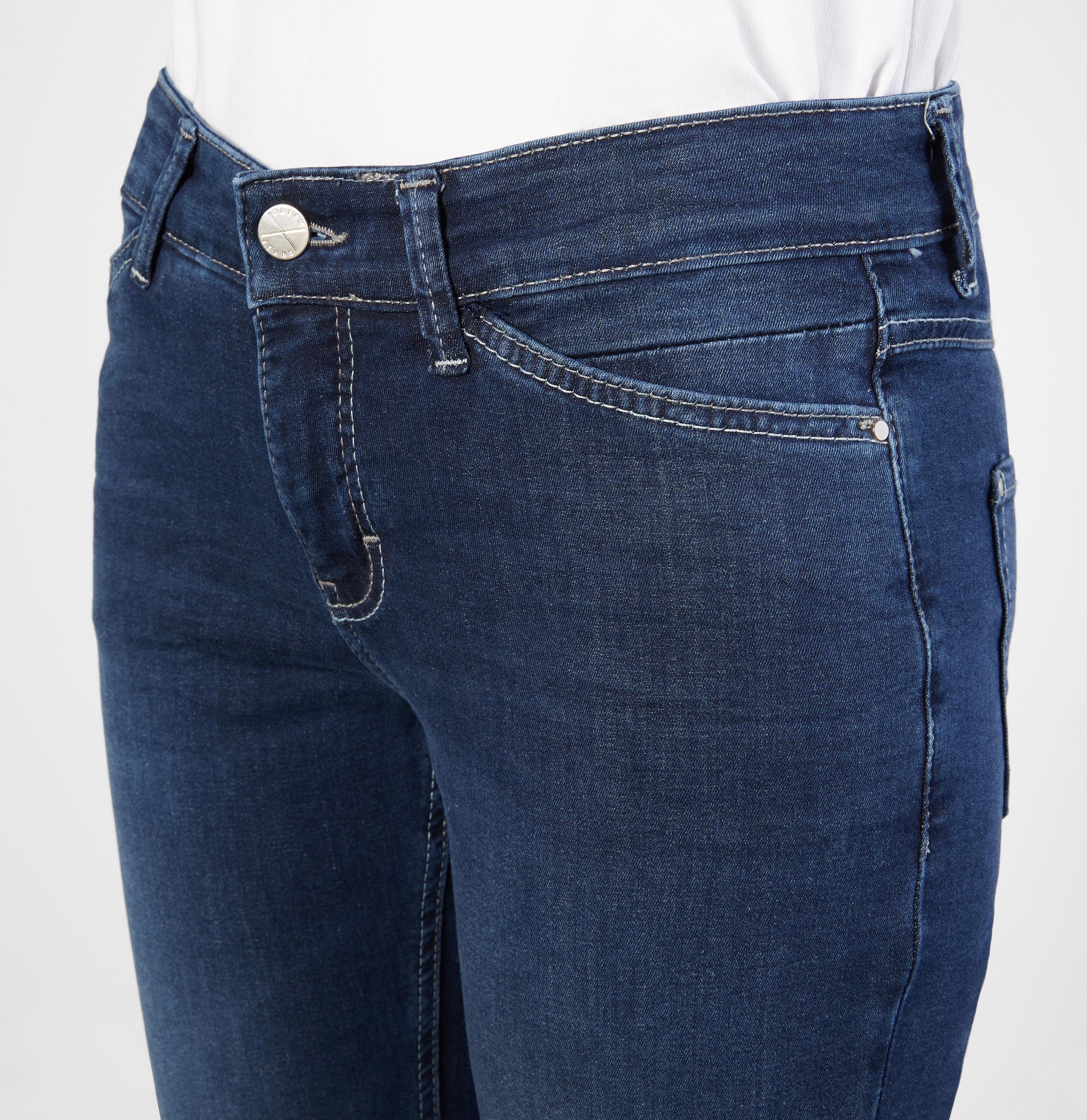 MAC 7/8-Jeans »Dream Chic«, verkürzte Form mit Reissverschluss
