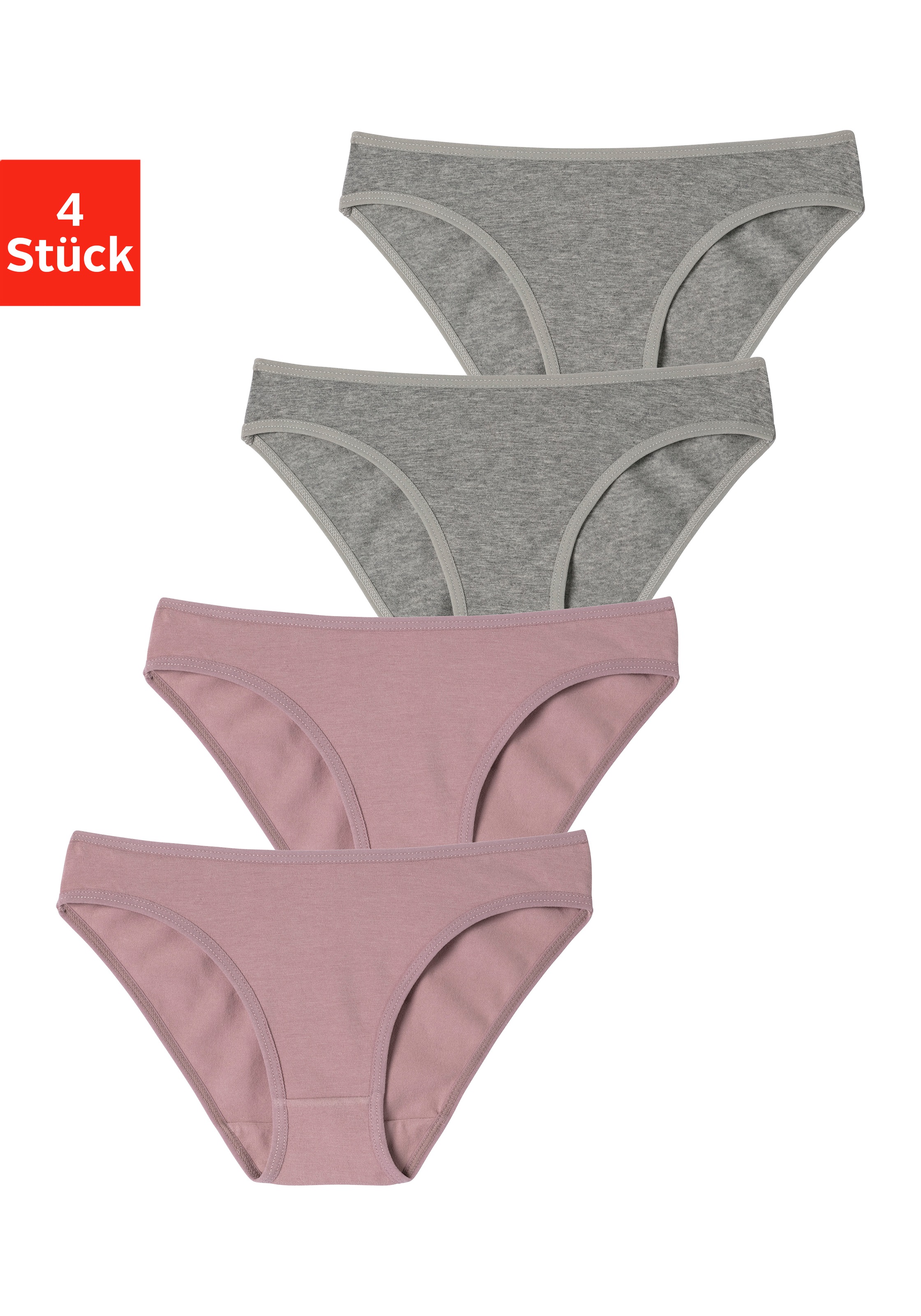 Buffalo Slip, (Packung, 4 St.), mit schmalen Einfassungen