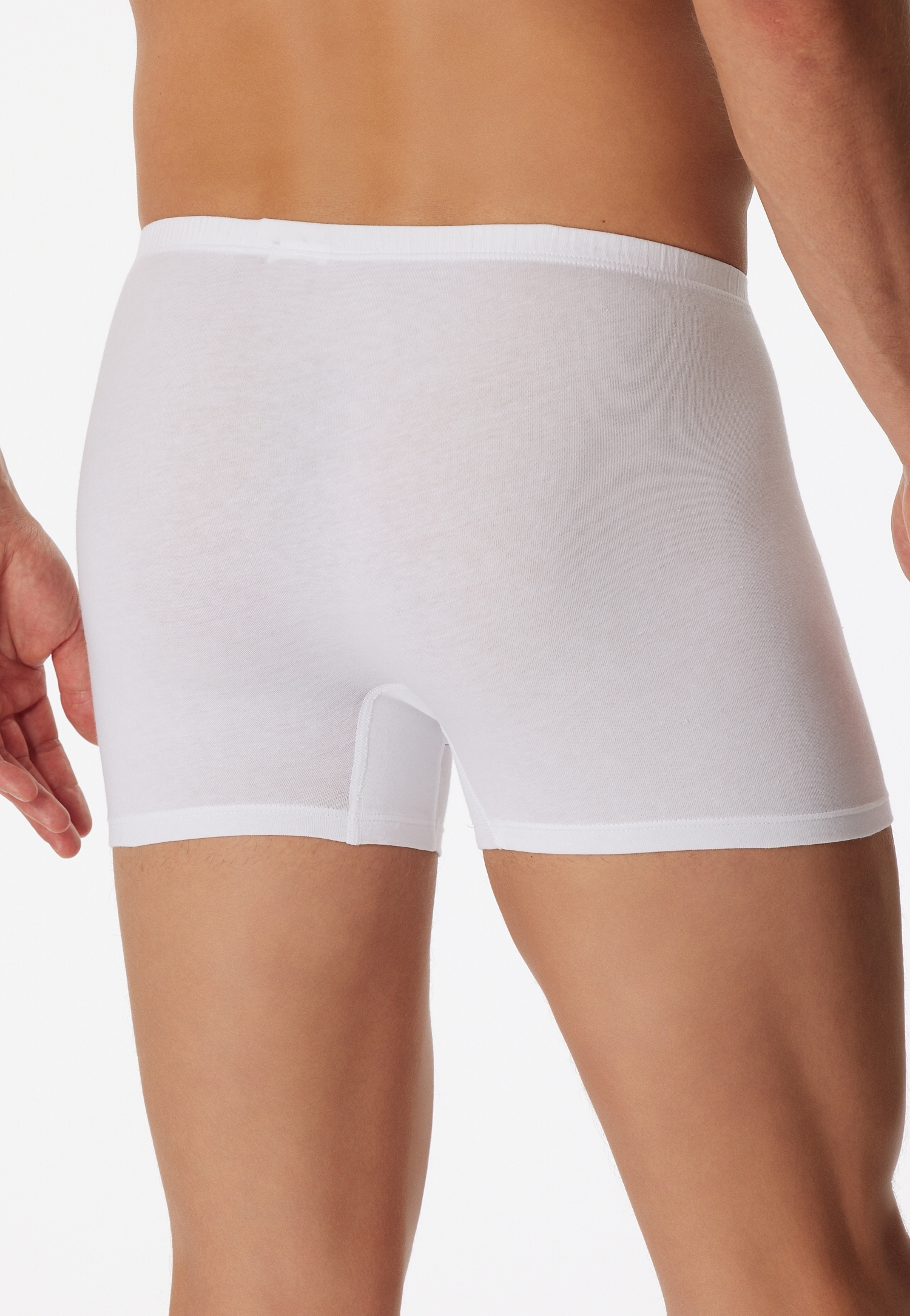 Schiesser Boxershorts »Essentials«, (2er Pack), mit angenehm weichem Bund