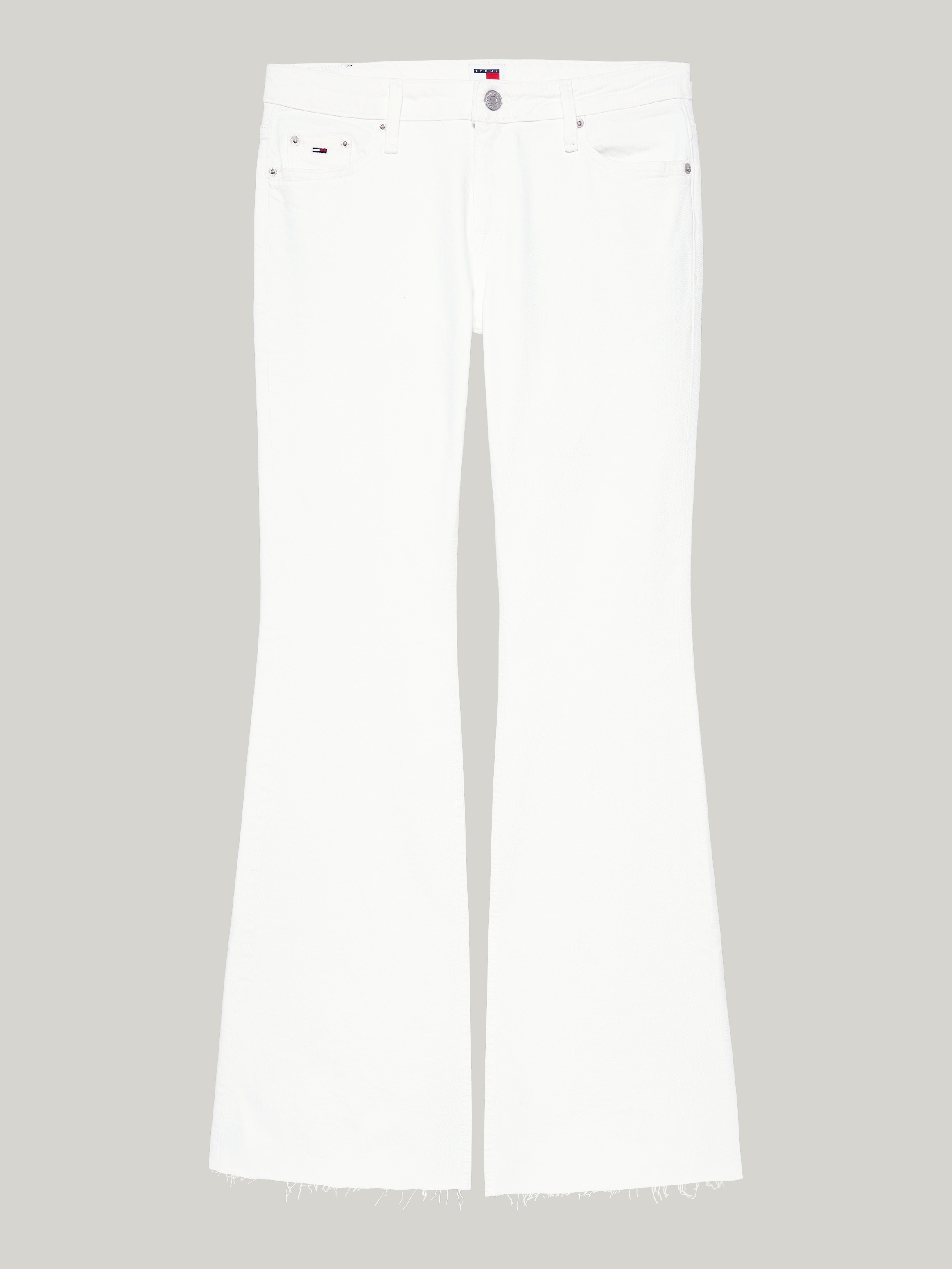 Tommy Jeans Bequeme Jeans »Sophie Low Wais Flare Wide«, mit Ledermarkenlabel