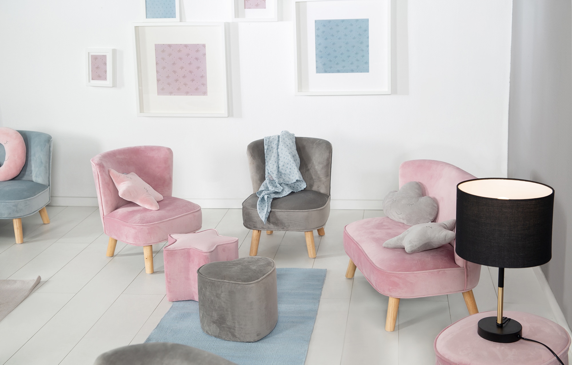 roba® Kindersofa »Lil Sofa«, mit Holzfüssen