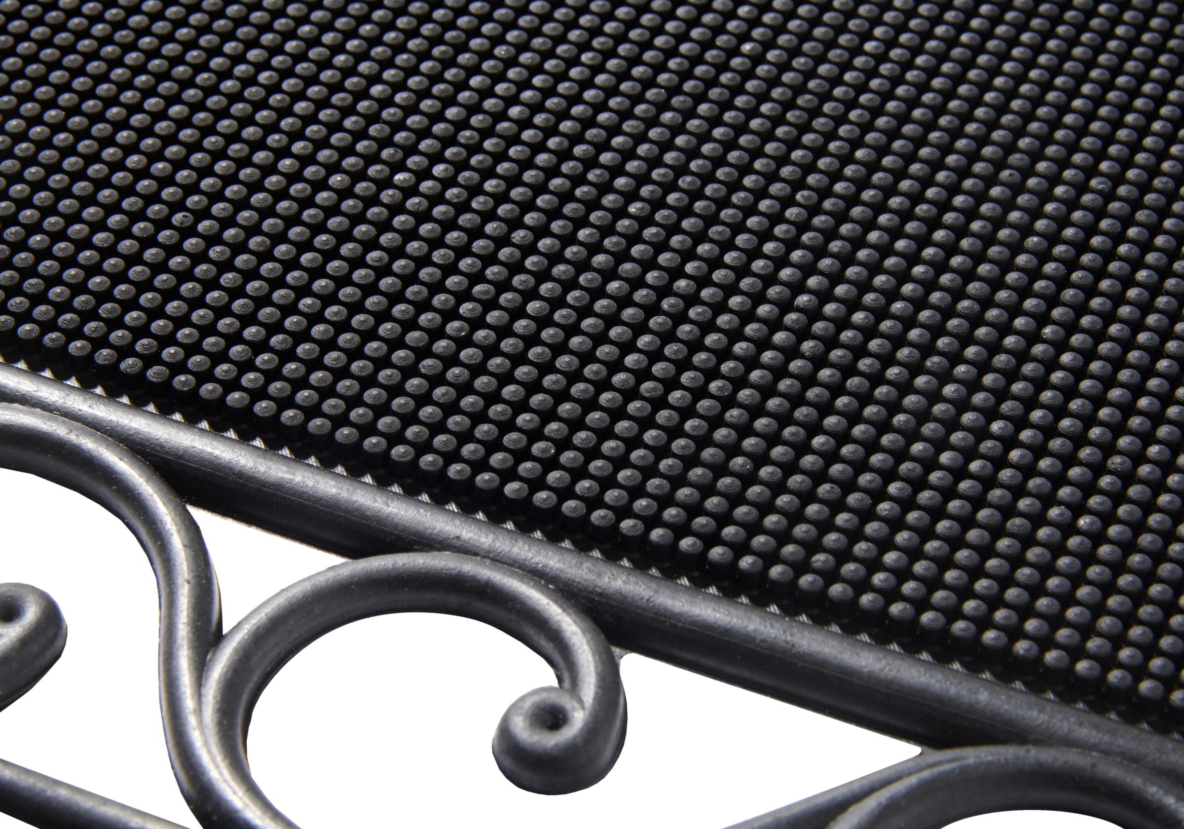 HANSE Home Fussmatte »Mix Mats Gusseisen-Optik Gummi Center, Türmatte«, rechteckig, 8 mm Höhe, Strapazierfähig, pflegeleicht, robust, wetterfest, UV-beständig