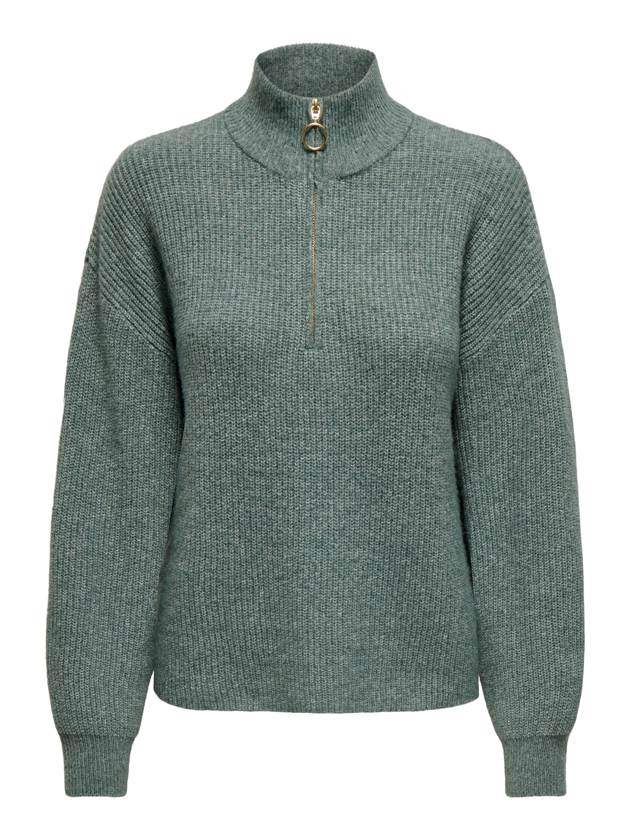 ONLY Strickpullover »ONLTOKYO SOLID L/S ZIP PULLOVER KNT NOOS«