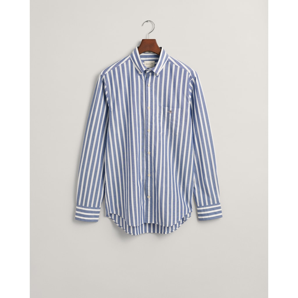 Gant Langarmhemd »REG WIDE POPLIN STRIPE SHIRT«, mit breiten Streifen