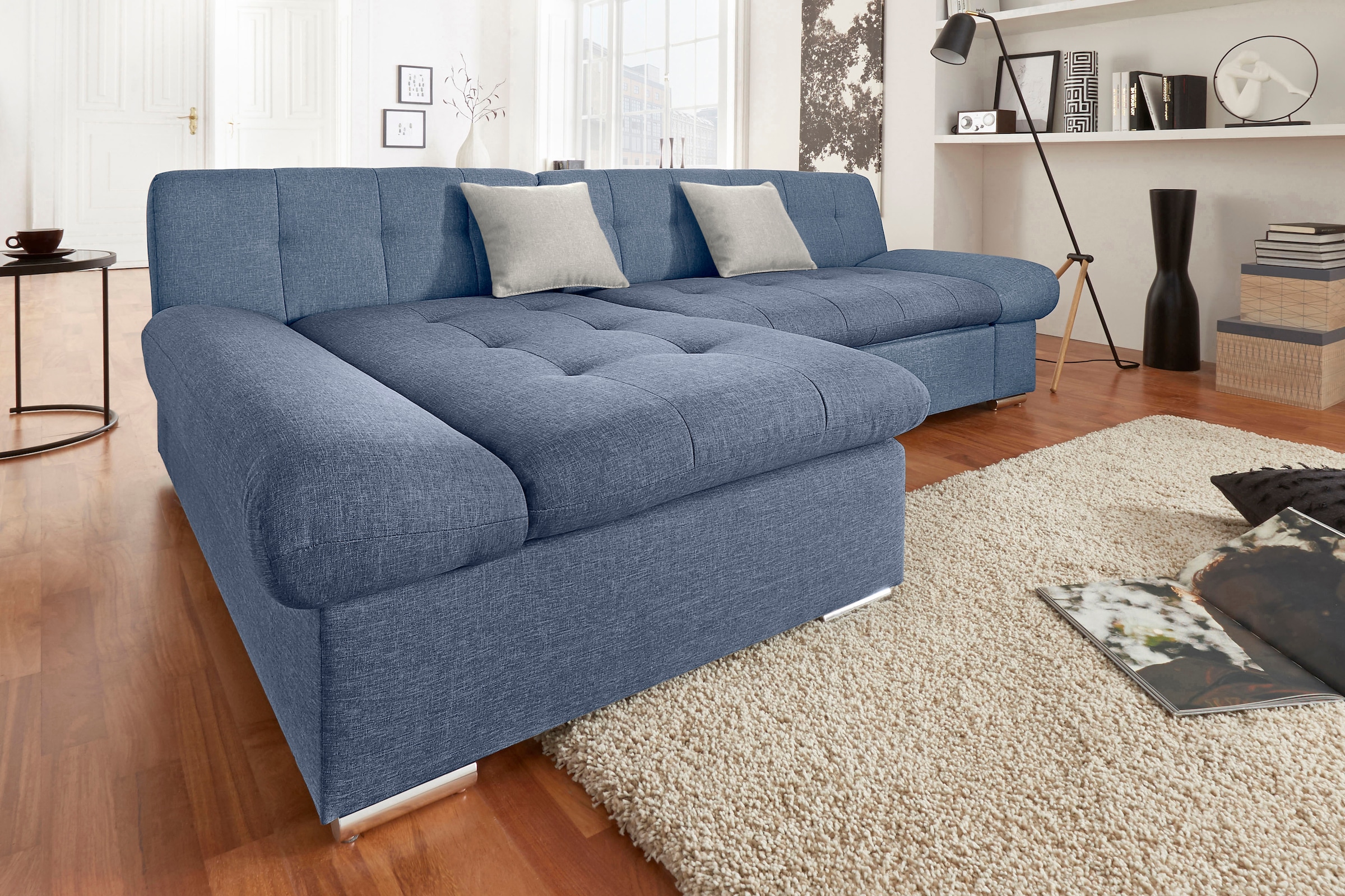TRENDMANUFAKTUR Ecksofa »Reggae II, L-Form«, wahlweise mit Bettfunktion