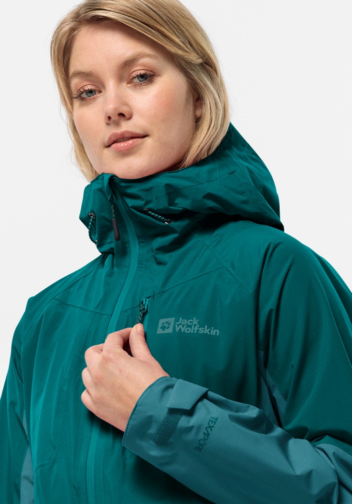 Jack Wolfskin Funktionsjacke »EAGLE PEAK 2L JKT W«, mit Kapuze