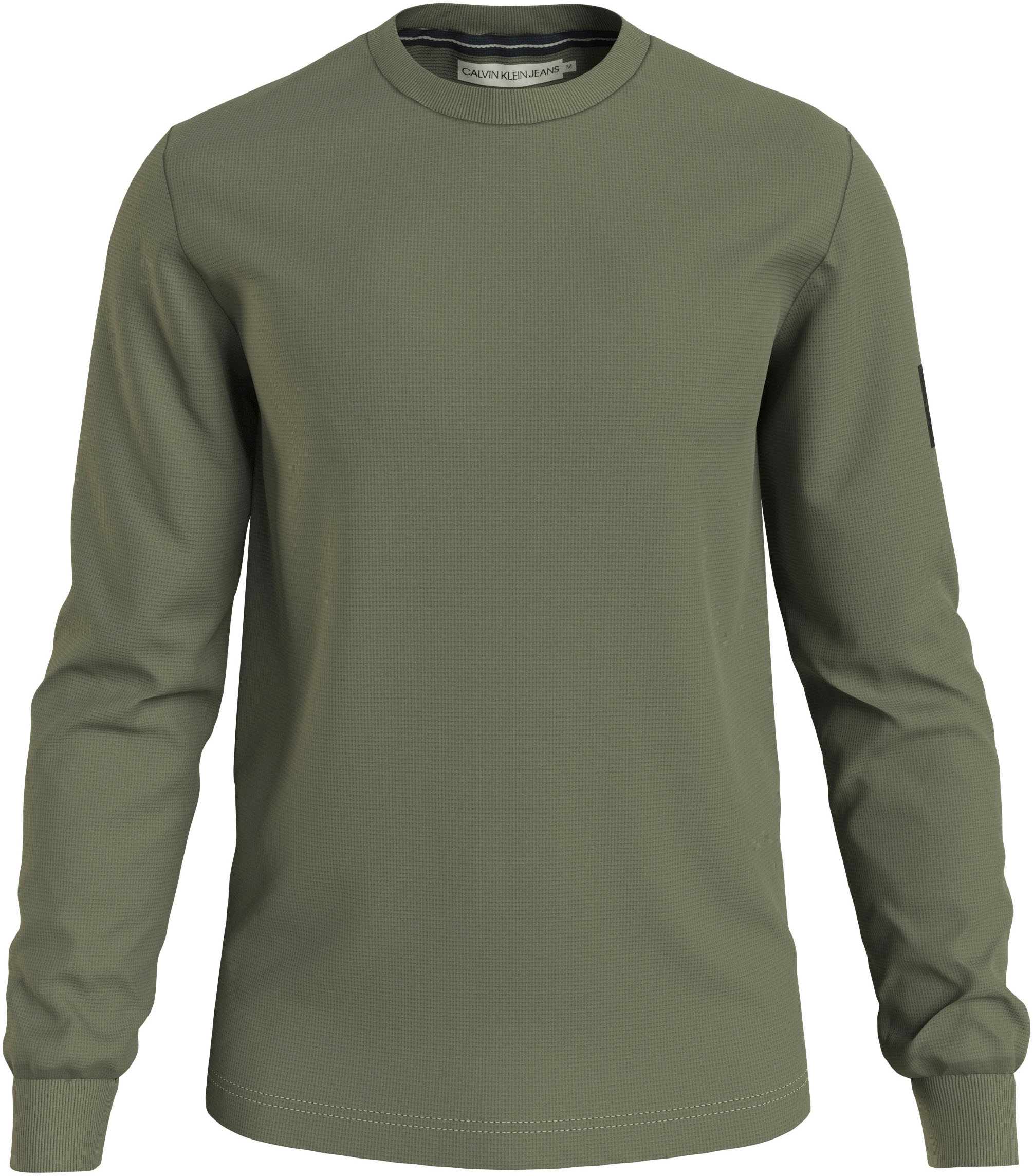 Jelmoli-Versand online WAFFLE Langarmshirt | TEE«, LS Klein Logopatch »BADGE Jeans Calvin shoppen mit