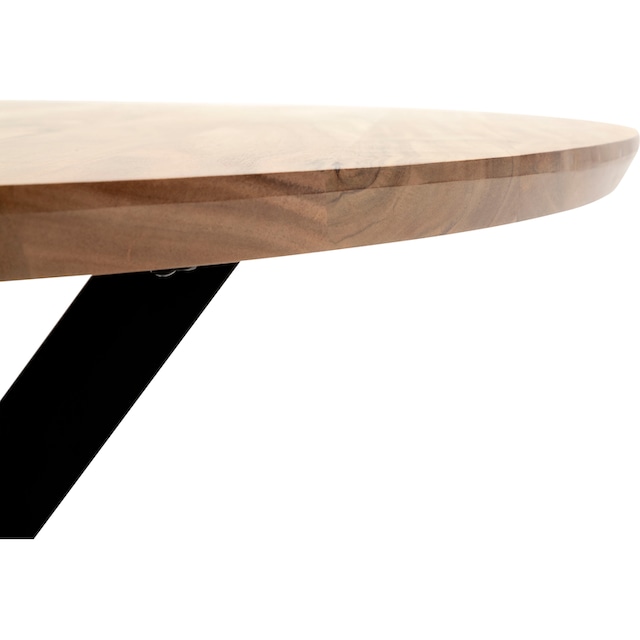 MCA living Esstisch »Stirling«, Esszimmertisch Rund 120 cm breit, FSC  zertifiziertes Akazie Massivholz online kaufen | Jelmoli-Versand