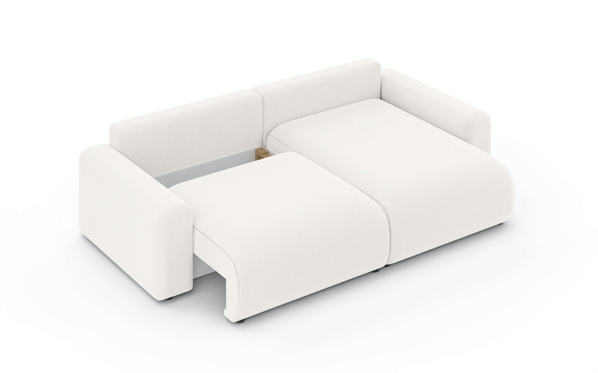 Home affaire Ecksofa »LAKESIDE klein mit Bettfunktion und Bettkasten, B/T/H 235/142/84 cm«, L-Form, Recamiere beidseitig montierbar, mit Wellenunterfederung