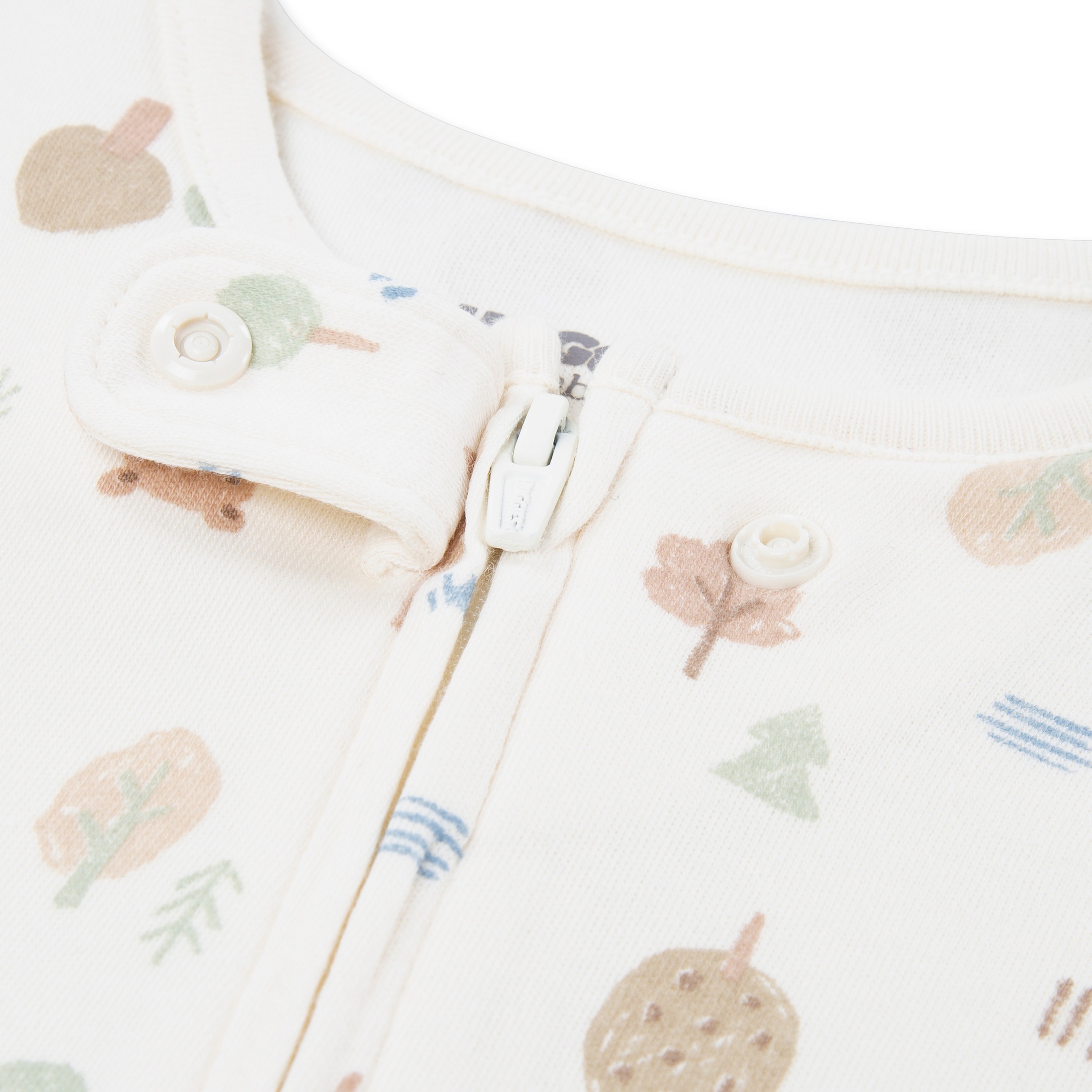 HUGGIES babywear Strampler »HUGB FOOTED COVERALL«, allover mit Bärchen und Sternen bedruckt