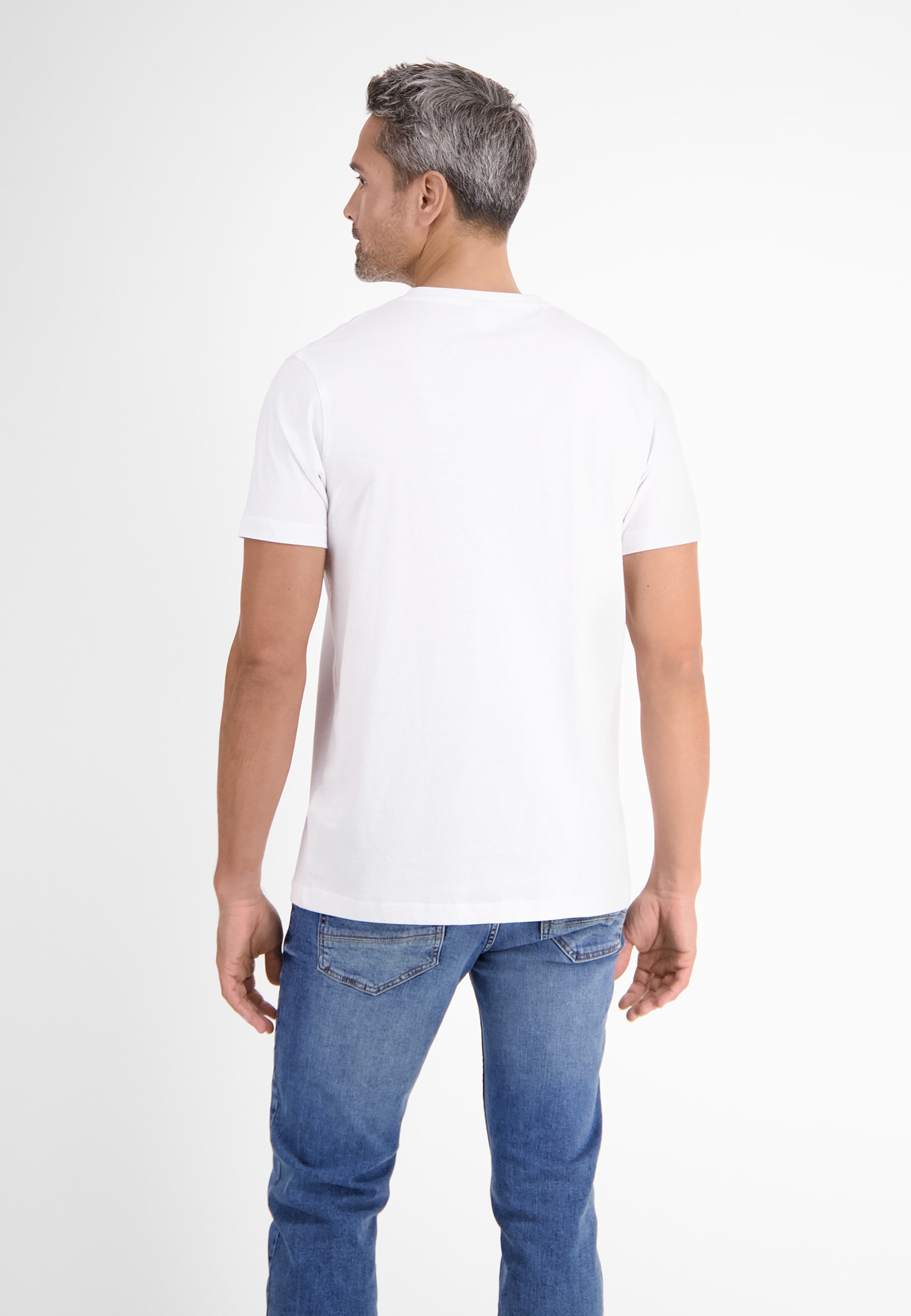 LERROS T-Shirt »LERROS Doppelpack T-Shirt, V-Neck in Premium Baumwollqualität«