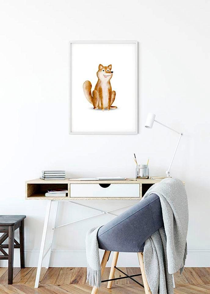 bestellen Shop Dog«, im Jelmoli-Online Poster Komar Animal St.), Wohnzimmer Tiere, 1 »Cute (Packung, Schlafzimmer, ❤ Kinderzimmer,