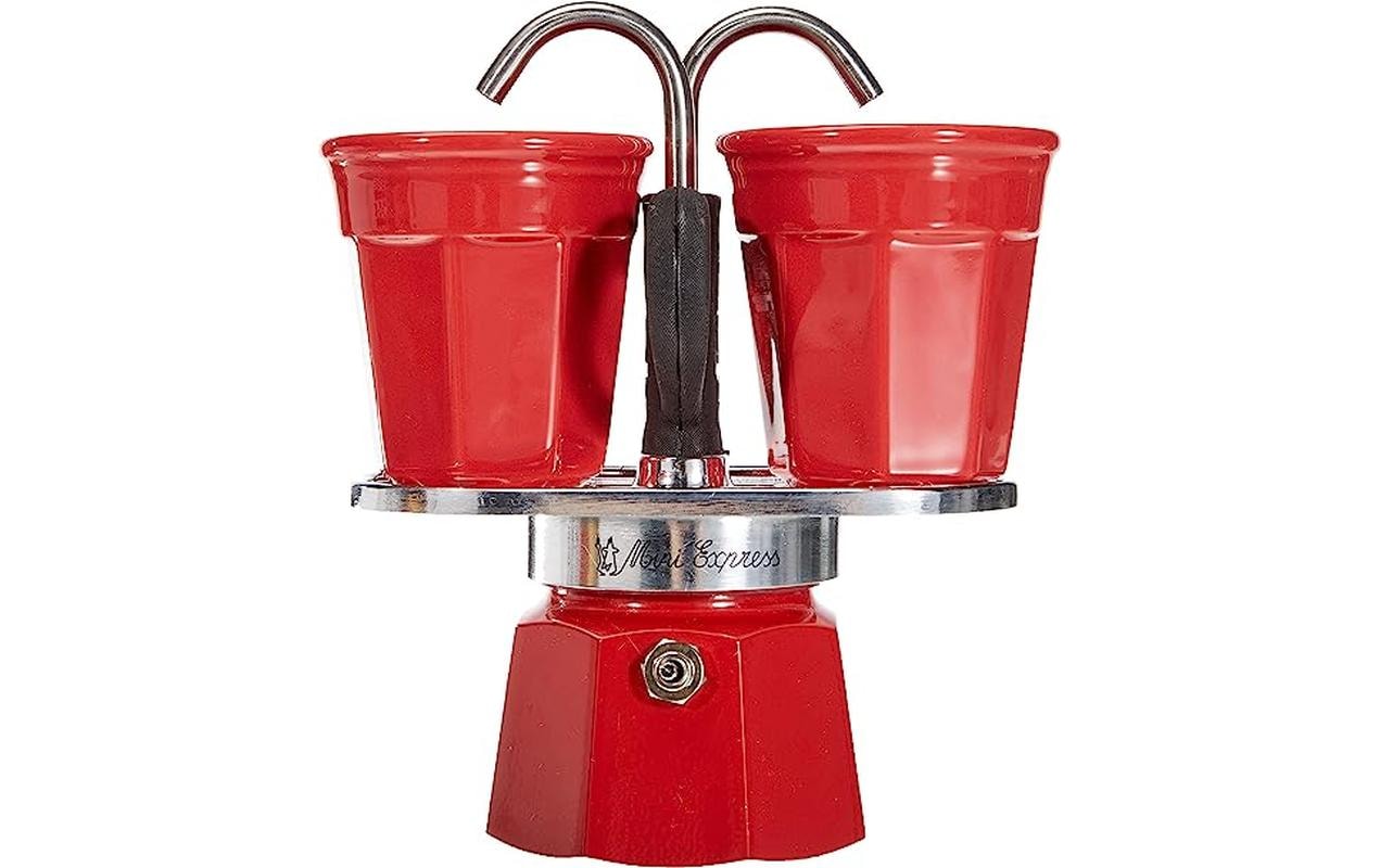 Bialetti, BIALETTI Tasse »Mini Express«, rot, Aluminium