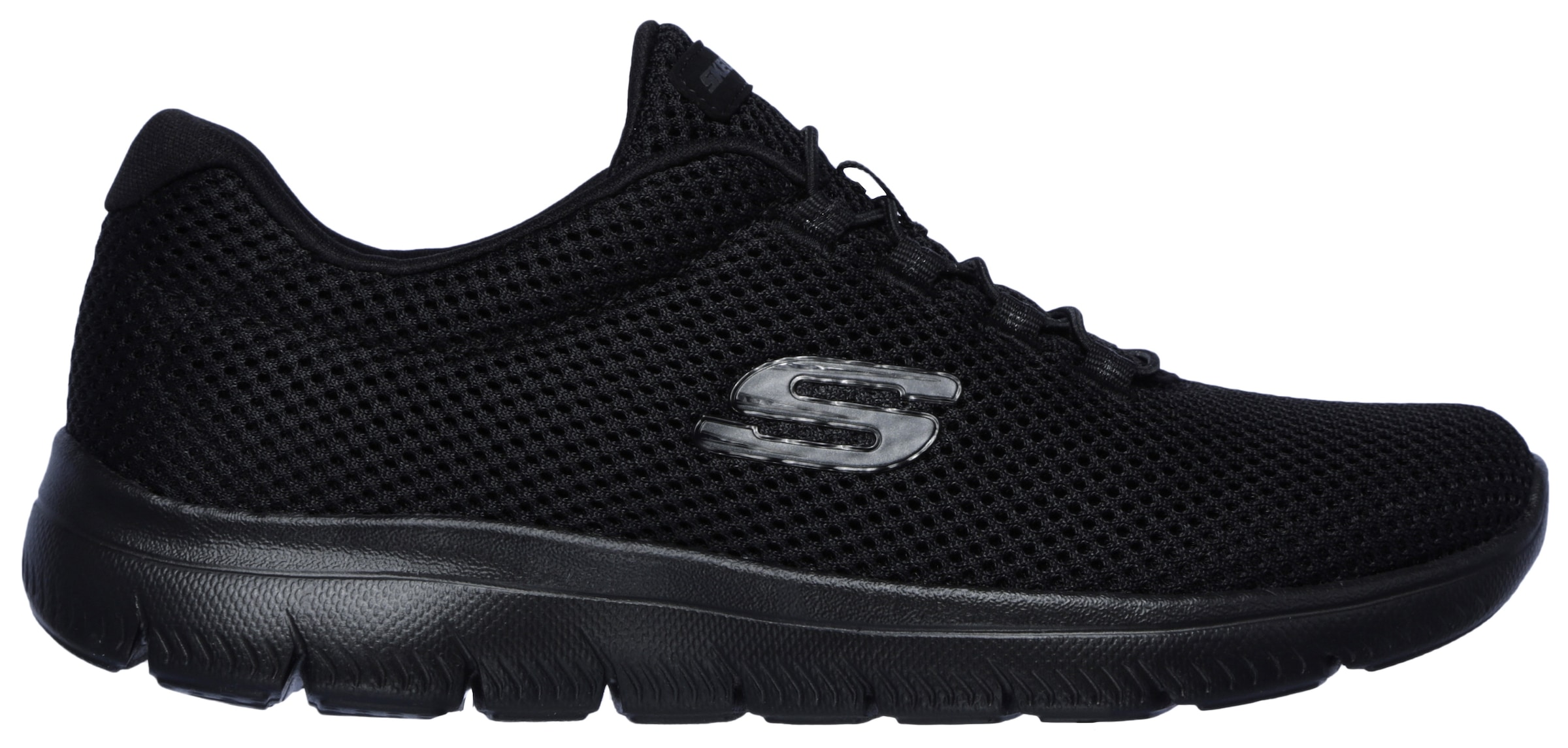 Skechers Slip-On Sneaker »SUMMITS«, Freizeitschuh, Halbschuh, Schlupfschuh mit komfortabler Innensohle