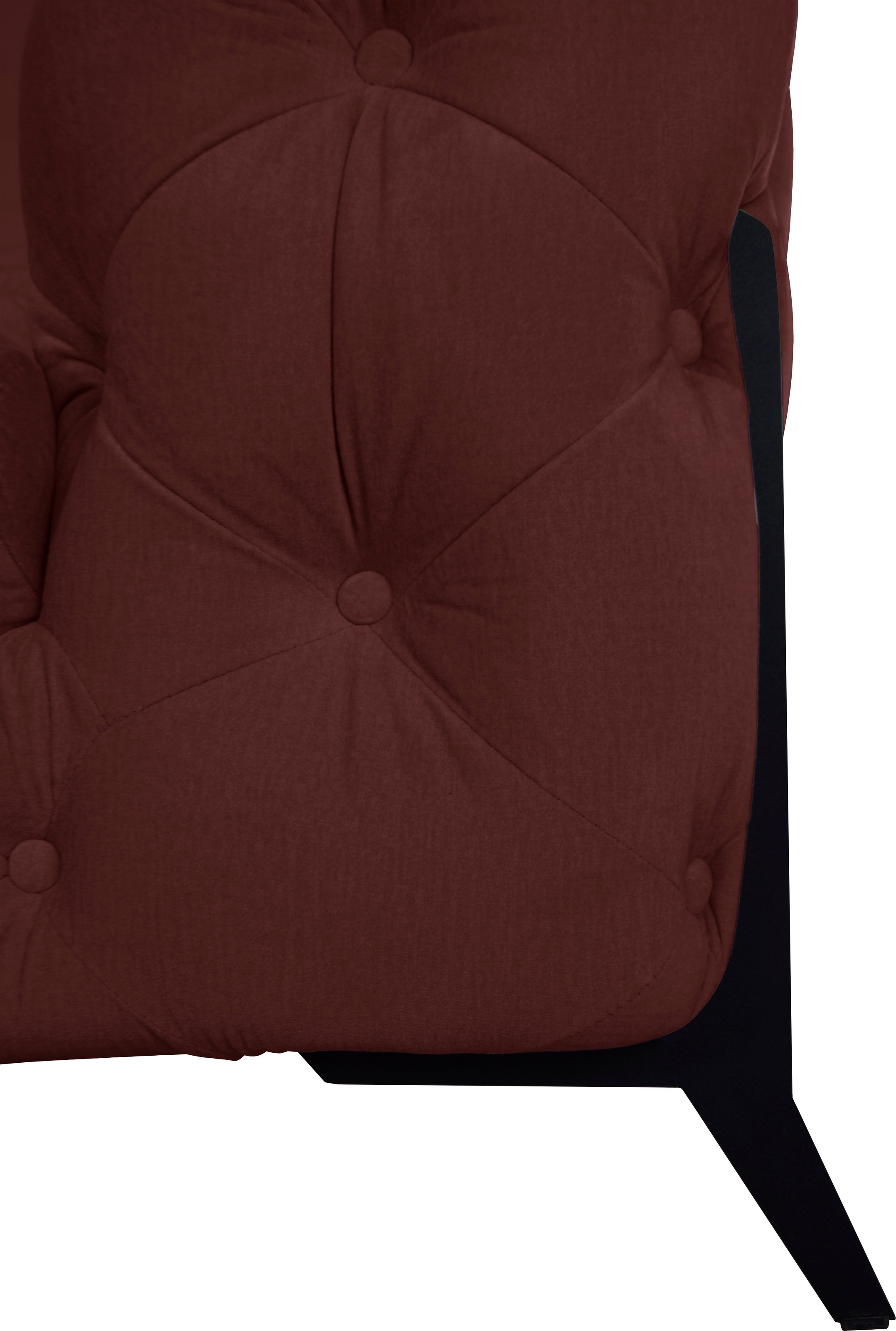 Leonique Chesterfield-Sessel »Amaury Sessel«, aufwändige Knopfheftung, moderne Chesterfield Optik, Fussfarbe wählbar