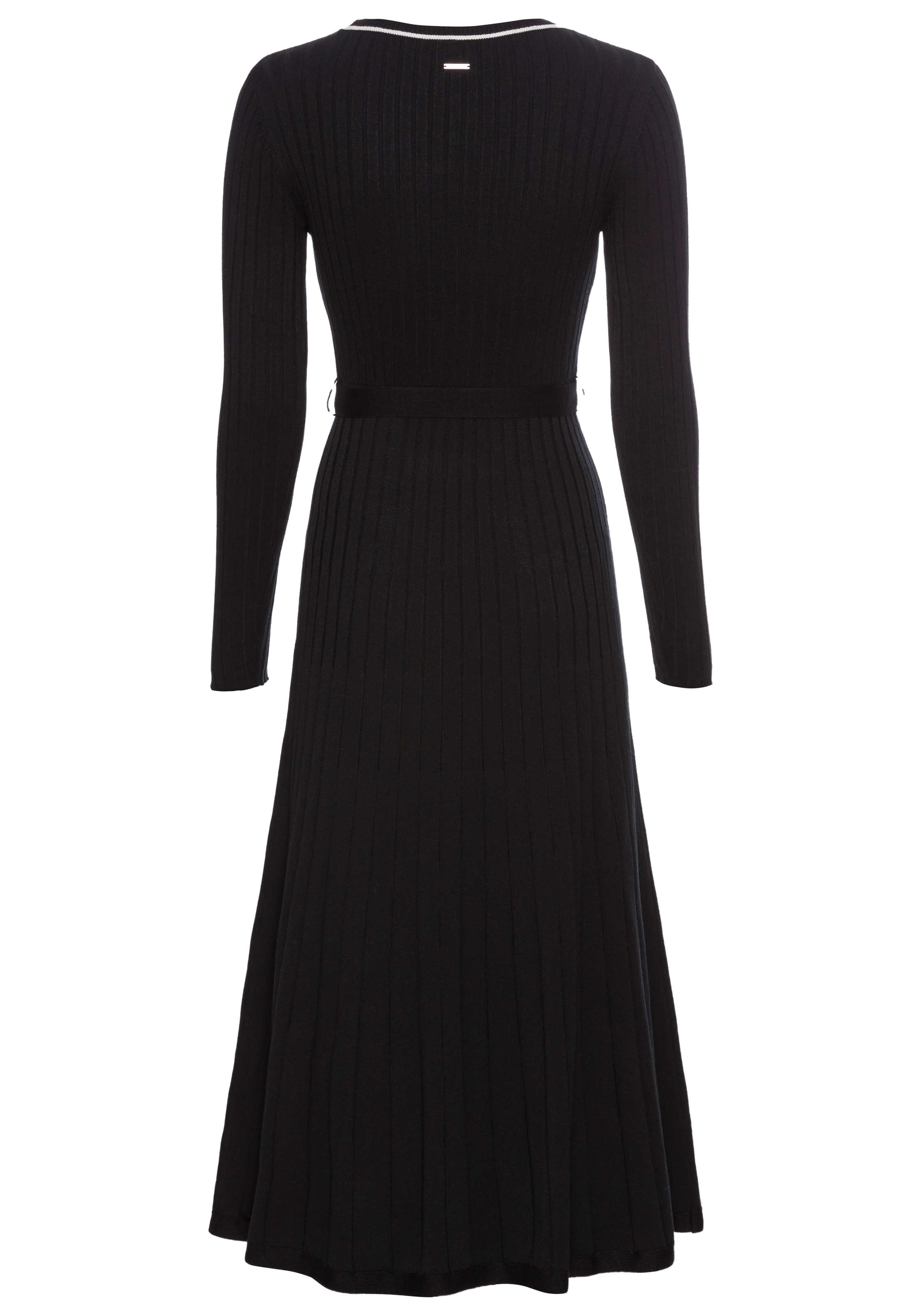 HECHTER PARIS Strickkleid, mit Kontrastdetails
