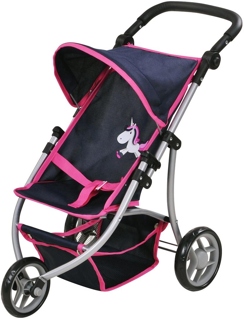 Knorrtoys® Puppenbuggy »Lio - UMA. Das Einhorn - blau«