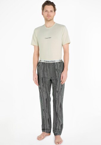Pyjama »S/S PANT SET«, mit Calvin Klein Logoschriftzügen