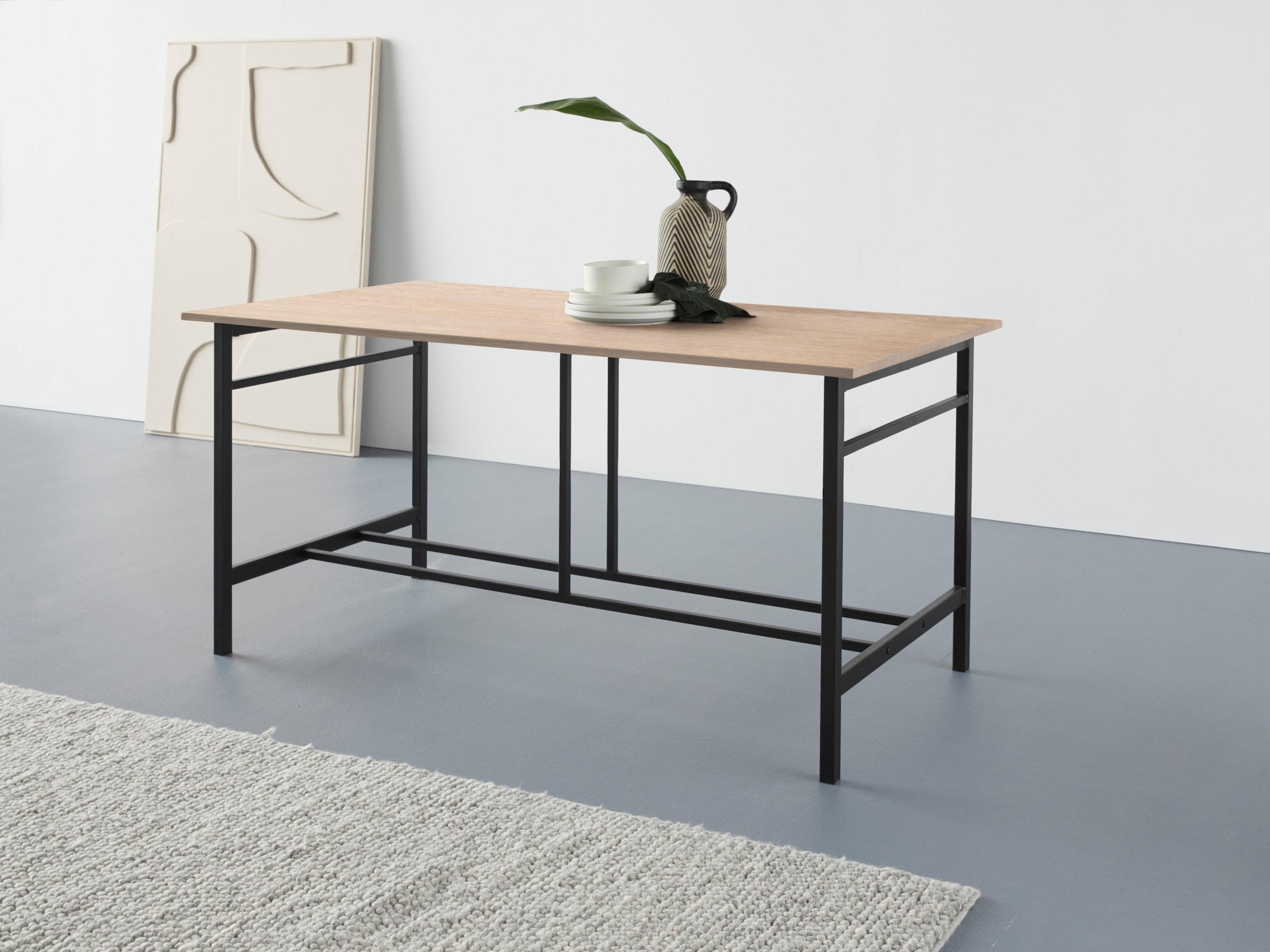 Guido Maria Kretschmer Home&Living Esstisch »Sare«, mit Echtholzfurnier aus Eiche
