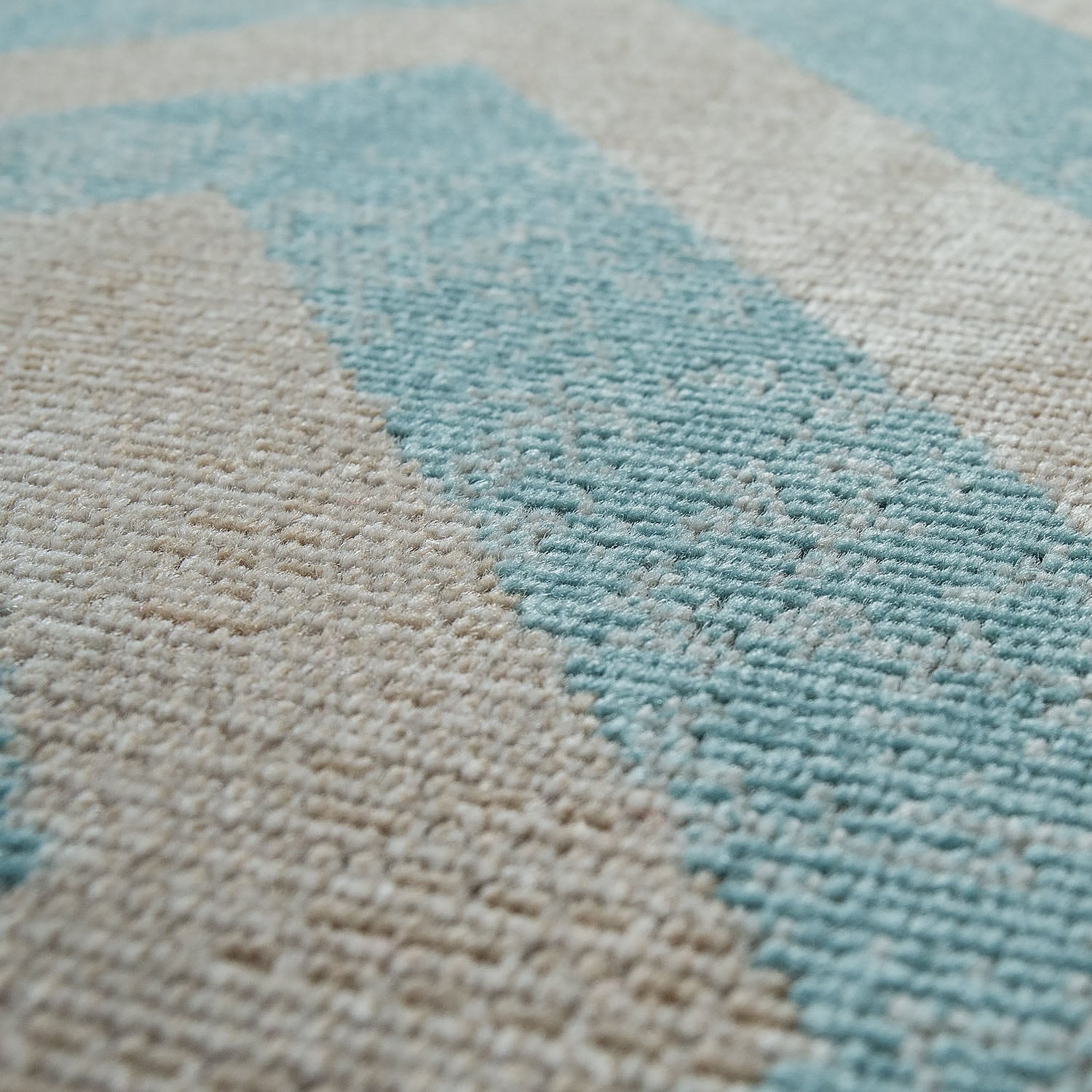 Paco Home Teppich »Poco 821«, rund, 6 mm Höhe, Kurzflor, Rauten-Design, In- und Outdoor geeignet