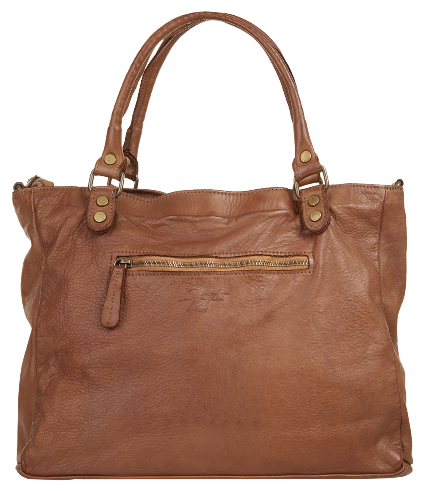 Samantha Look Shopper, echt Leder, Made in Italy