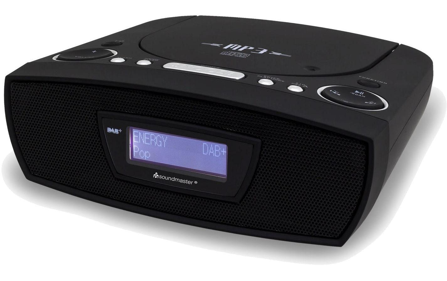 Soundmaster Digitalradio (DAB+) »URD480 Schwarz«, (CD Digitalradio (DAB+)-FM-Tuner)