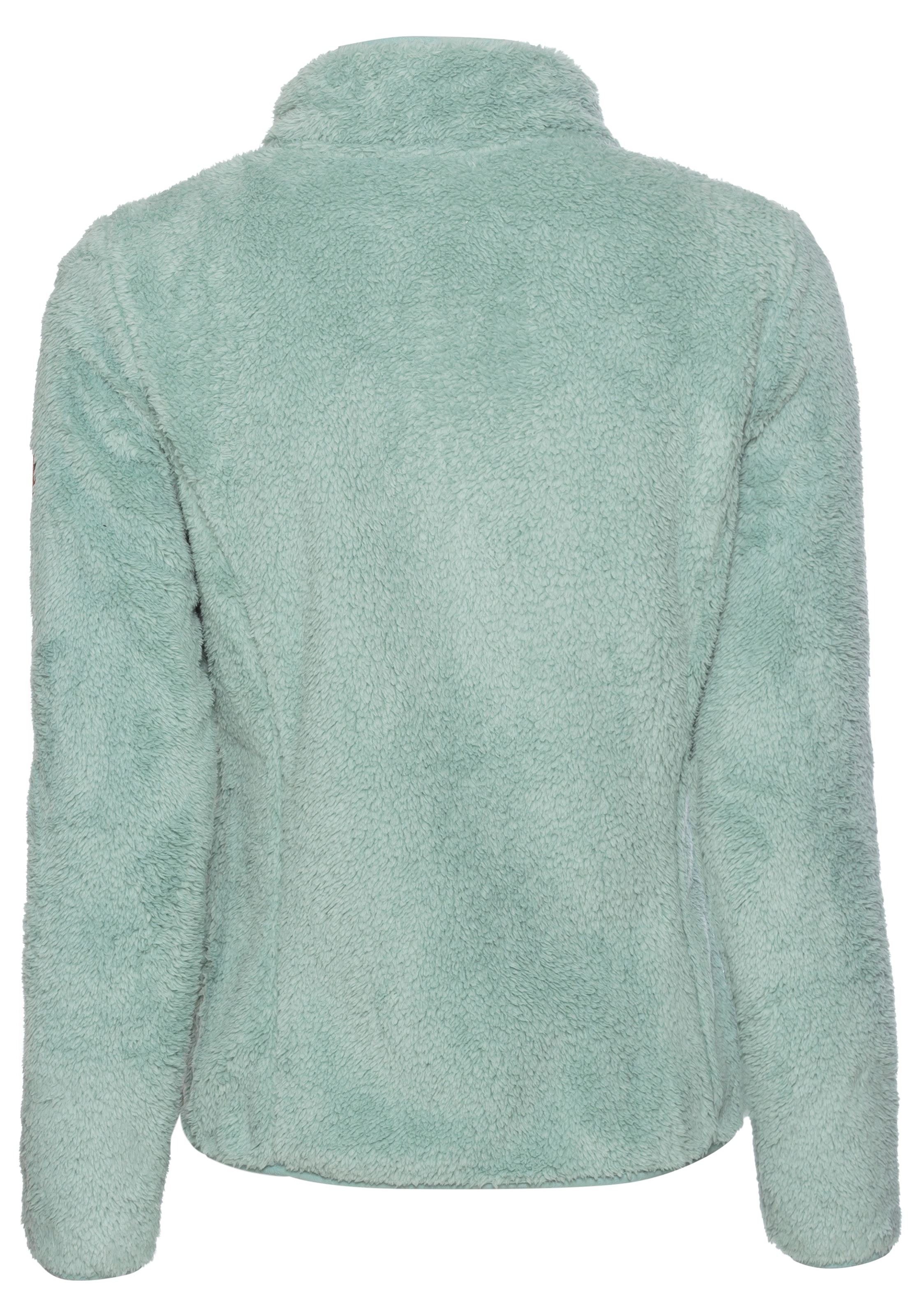 KangaROOS Sweatjacke, aus flauschigem Teddy-Fleece
