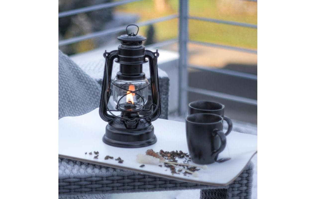 Feuerhand Hurricane Lantern 276, lantaarn, mat zwart