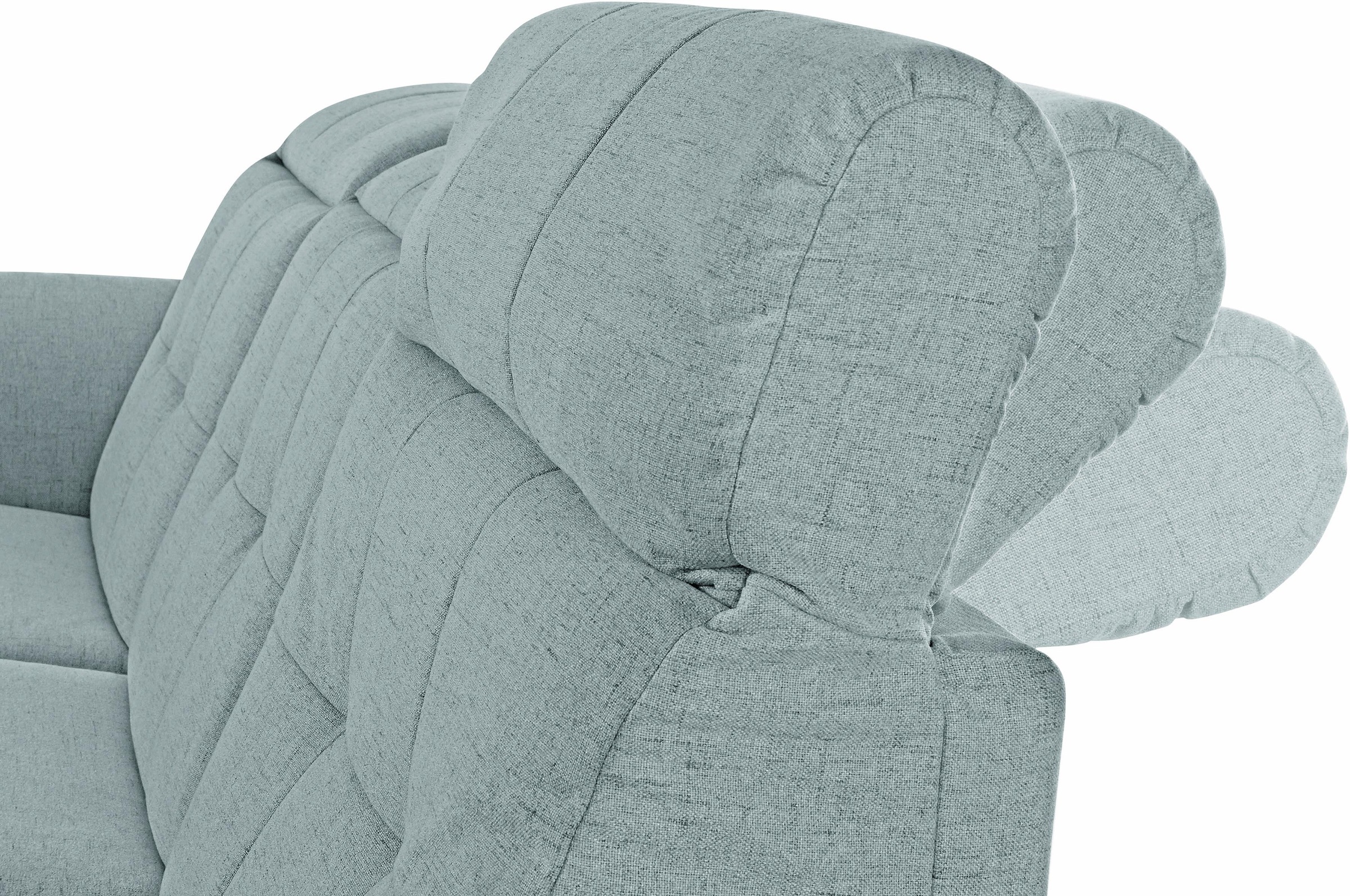 Places of Style Ecksofa »Manhattan L-Form«, 2 Sitze mit elektrischer Relaxfunktion, verstellbare Armlehnen