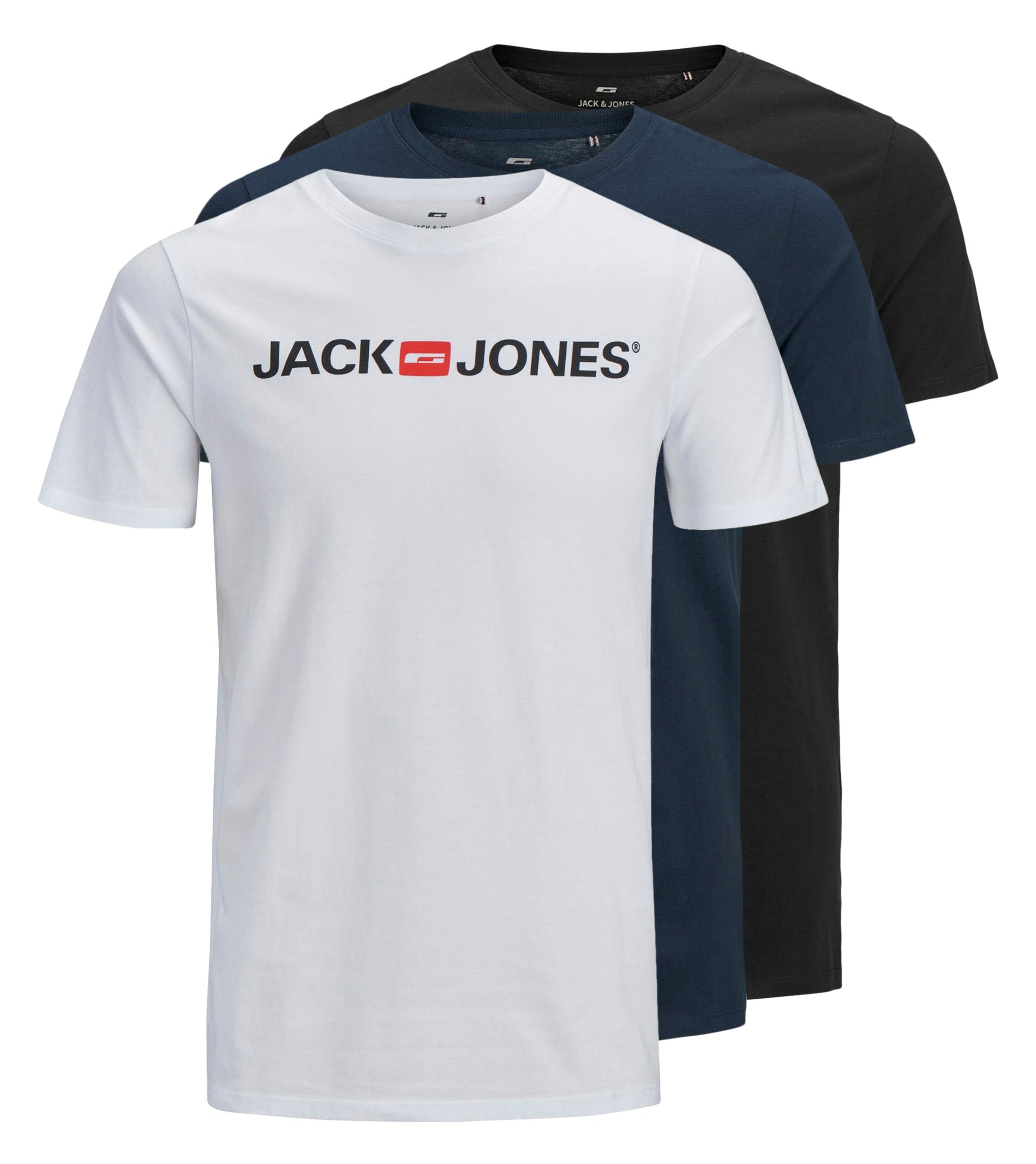 3er-Pack), (Packung, »CORP & tlg., Packung TEE«, 3 online LOGO bestellen Jelmoli-Versand | Jones 3er Jack T-Shirt