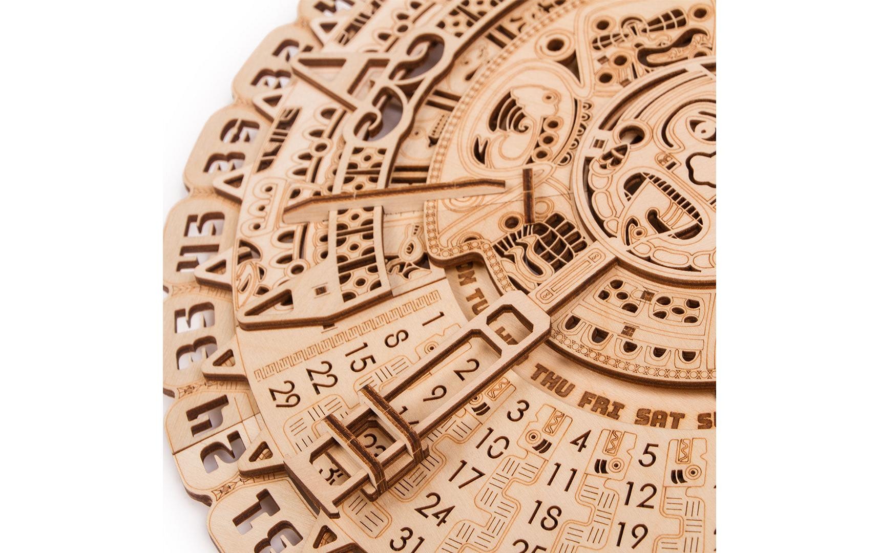 Spielbausteine »WoodTrick Maya-Kalender«, (73 St.)