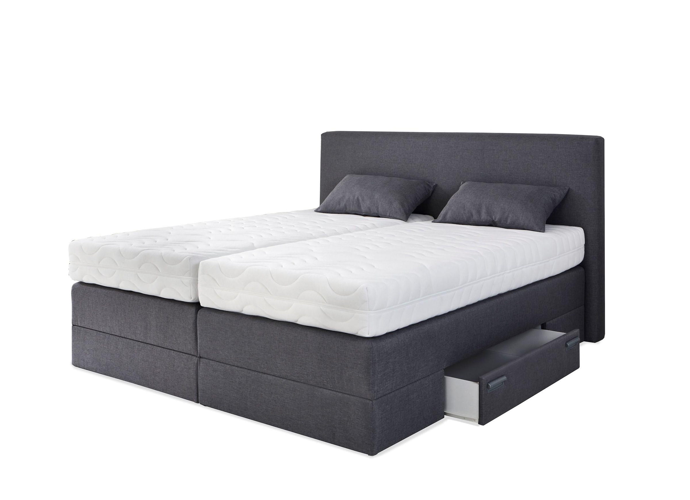 Westfalia Schlafkomfort Boxspringbett, mit Schubkästen und Zierkissen