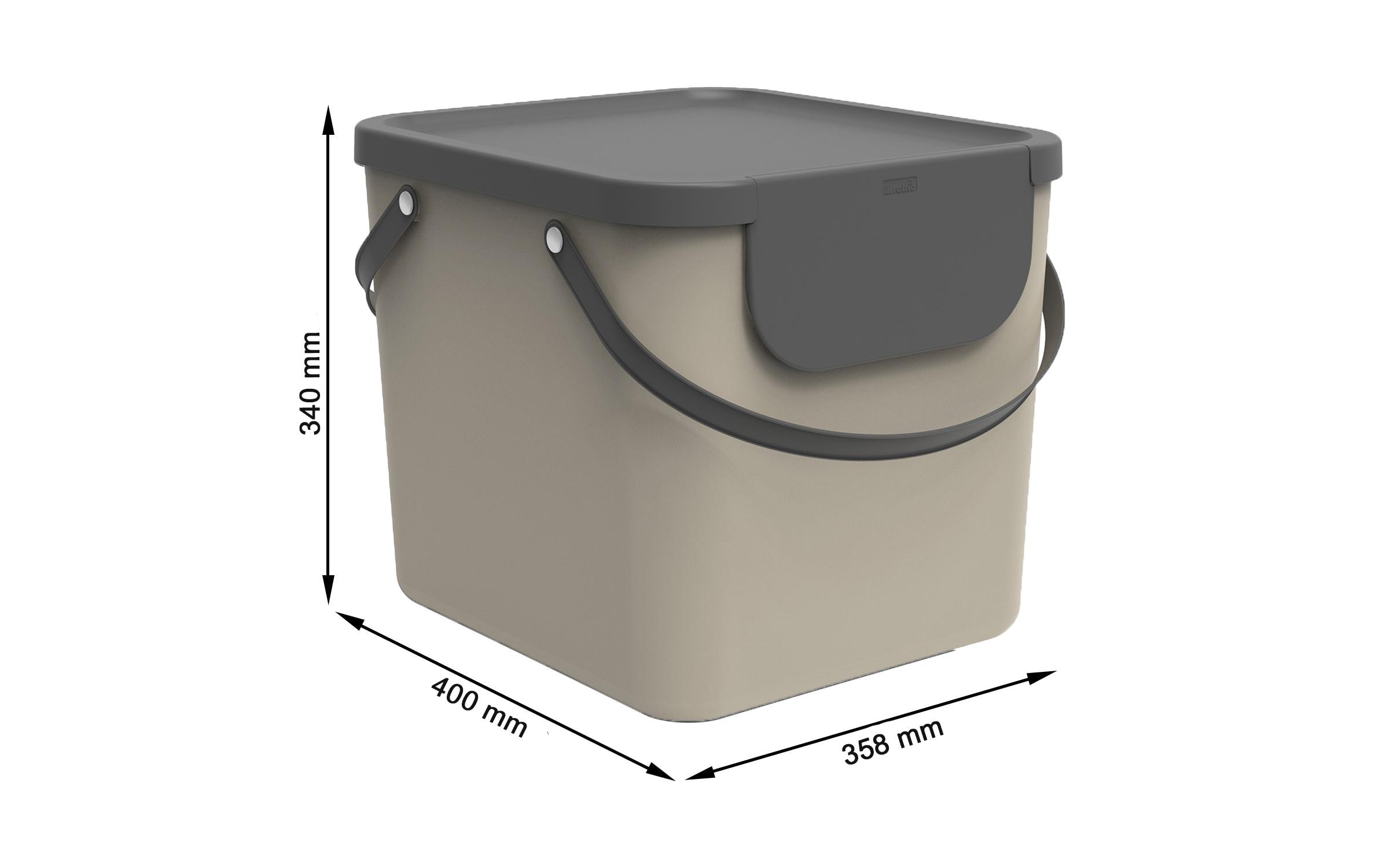 ROTHO Mülltrennsystem »40L Albula«, 1 Behälter