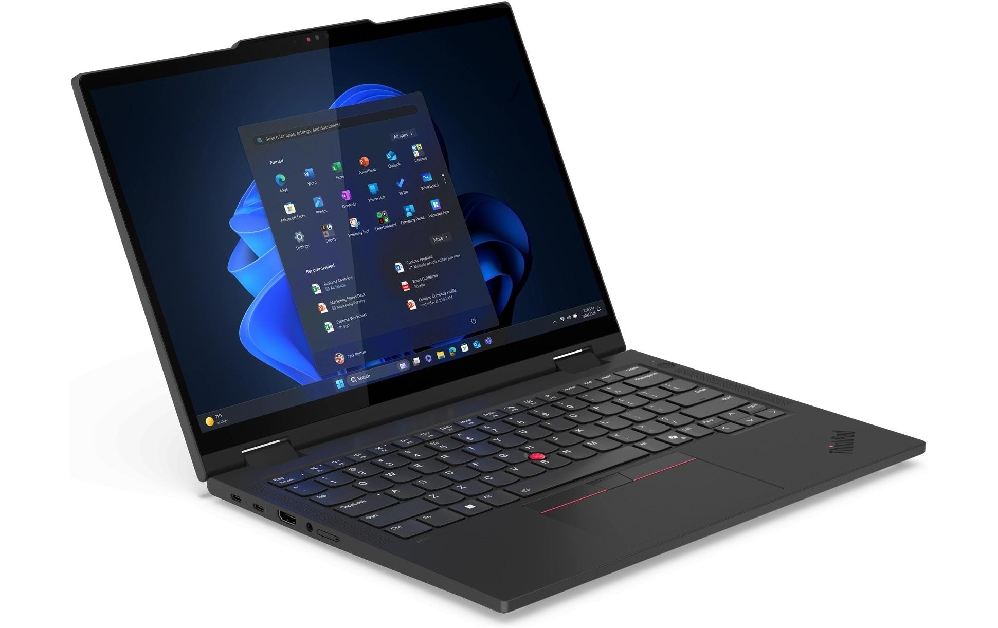 Lenovo Notebook »ThinkPad T14s 2-in-1 G1«, / 14 Zoll, Intel, Core Ultra 7, Intel Graphics, Active Pen Support, Webcam