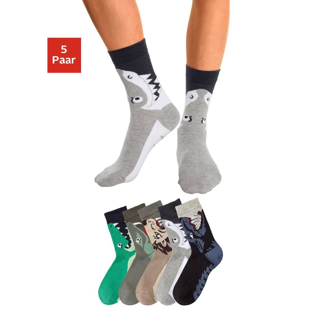 Socken, (5 Paar)