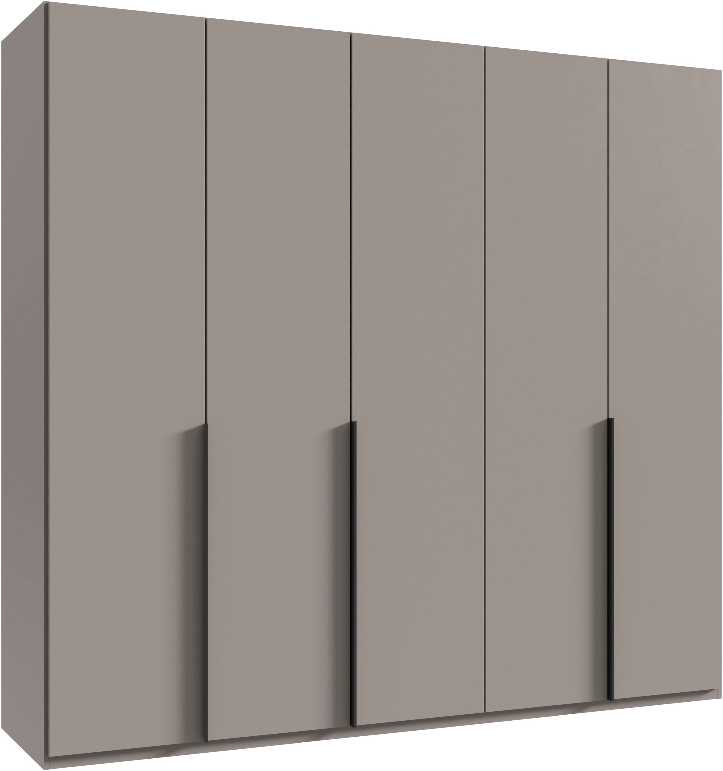 Wimex Kleiderschrank »Mugano,in 5 Breiten,2 Höhen,2 Tiefen, viele Farben, Made in Germany« in Basic oder Premium Ausstattung, mit langen Griffen aus Metall, mit oder ohne Spiegel